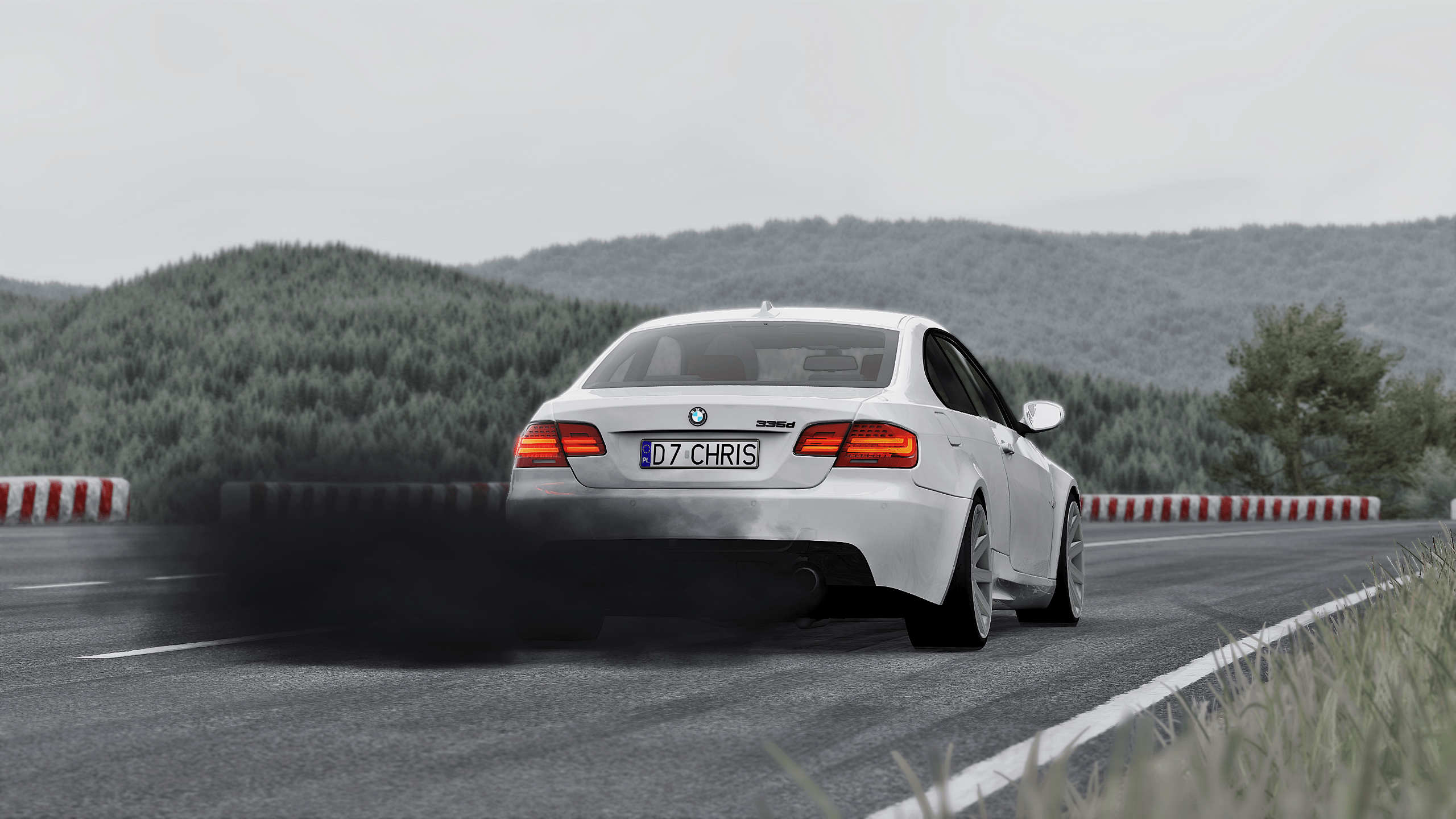 2560x1440 BMW 335d Coupe (E92) rolling coal