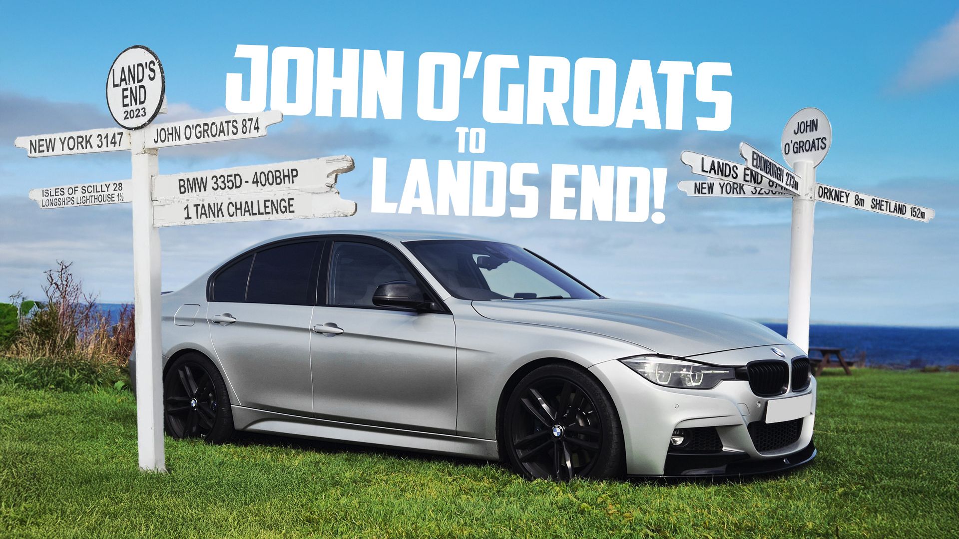 1920x1080 John O'Groats to Land's End on One Tank! 400bhp 335d