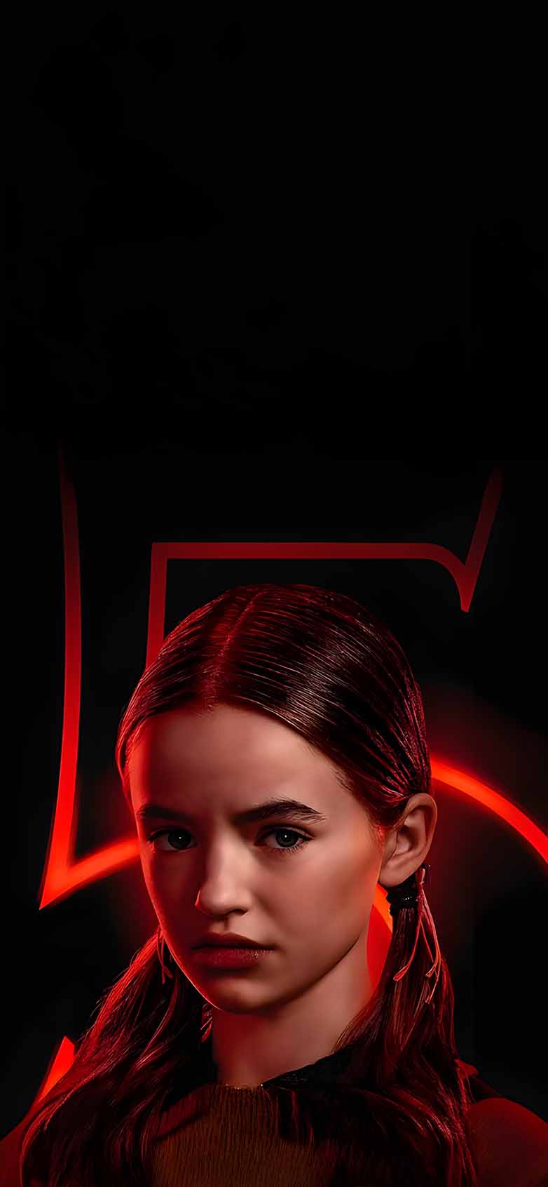 782x1692 Max Mayfield Red Neon Stranger Things Wallpaper