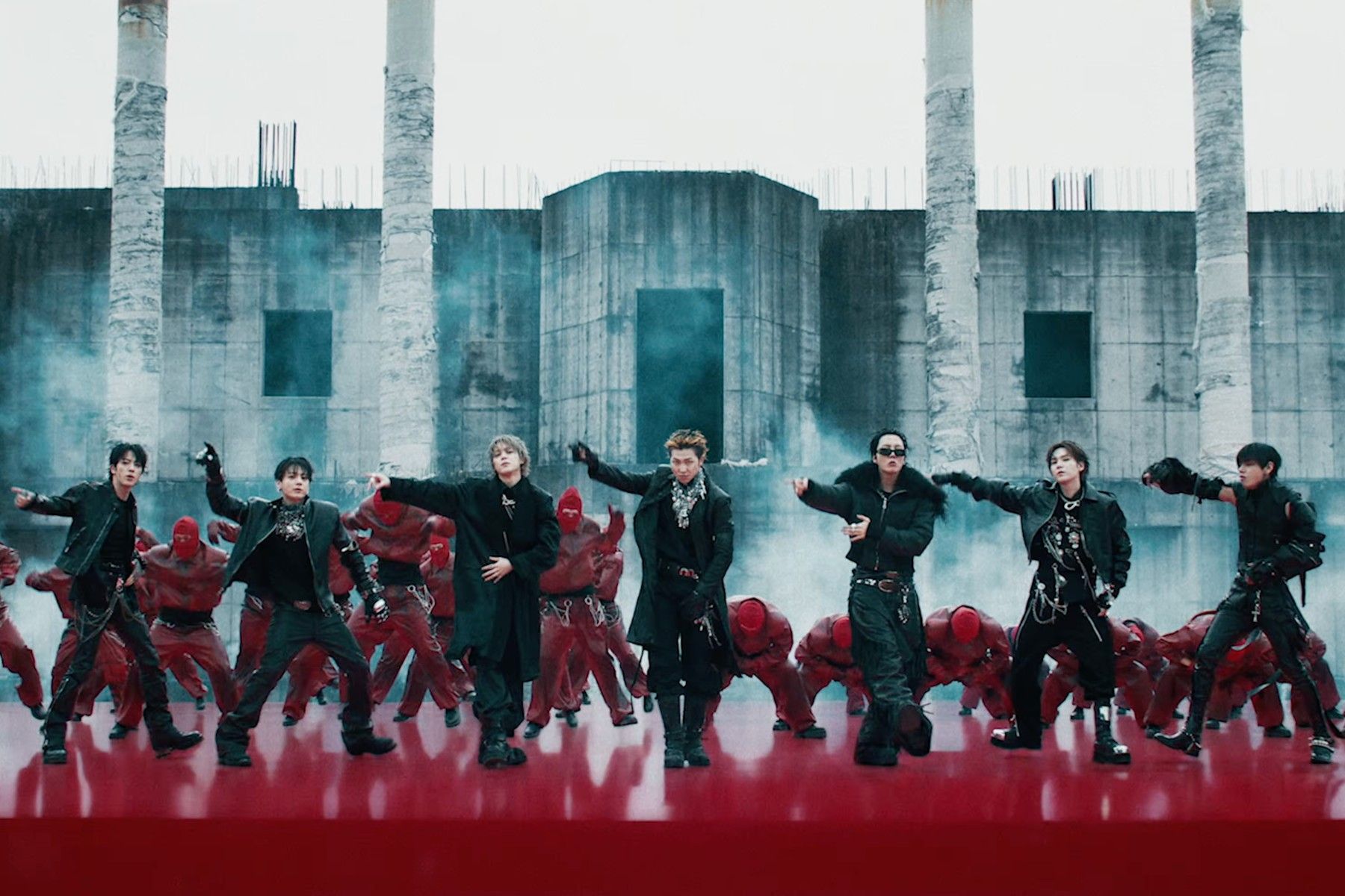 1800x1200 BTS' 'Hooligan' Video Has the Band Ruling Over a Dark Dystopia