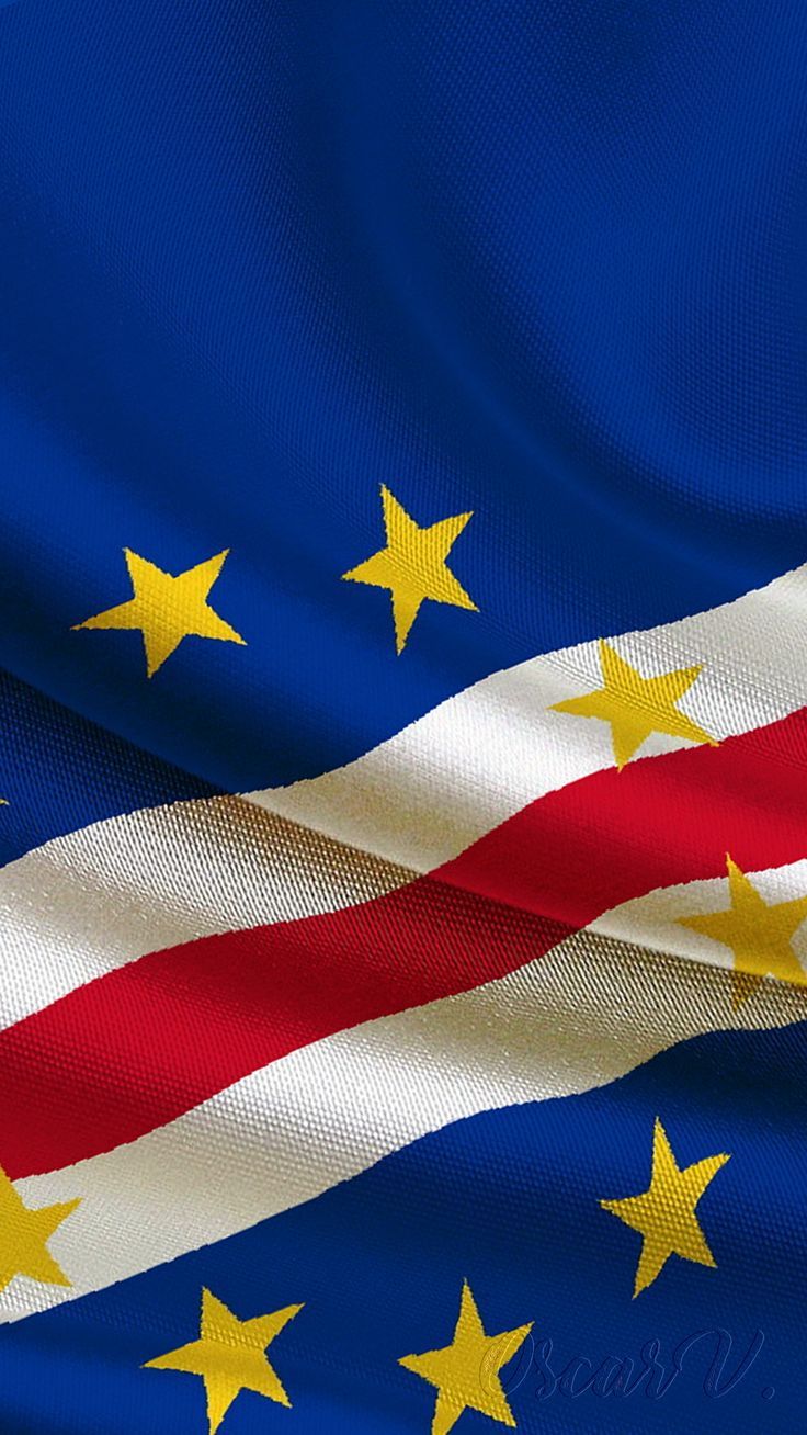 736x1308 Cape Verde Flag Wallpaper
