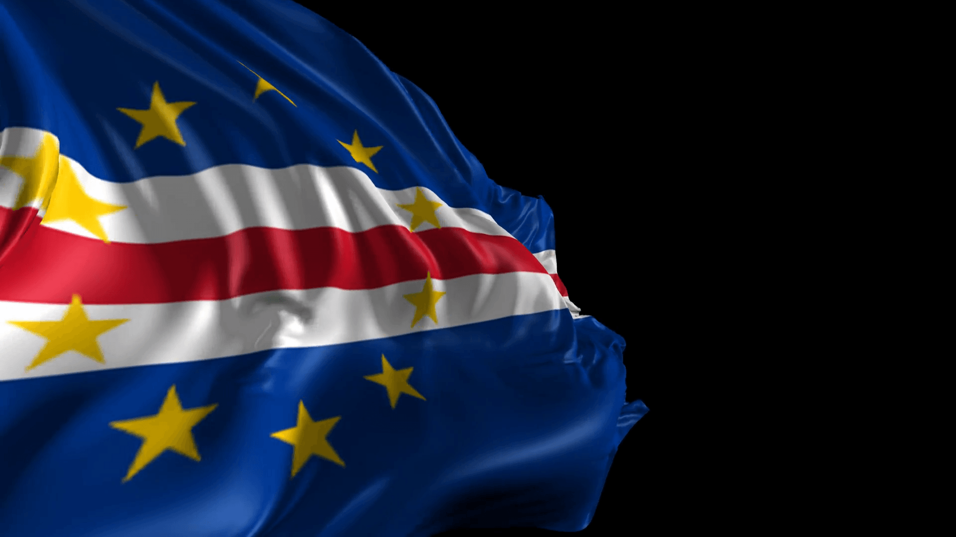 1920x1080 Cabo Verde Flag Wallpaper