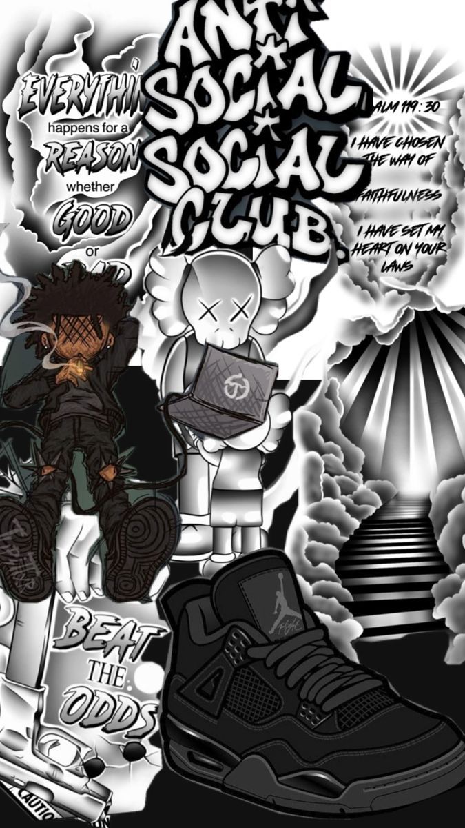 675x1200 Black and white y2k wallpaper. Y2k background wallpaper iphone, Aesthetic y2k wallpers, Lil durk king von wallpaper