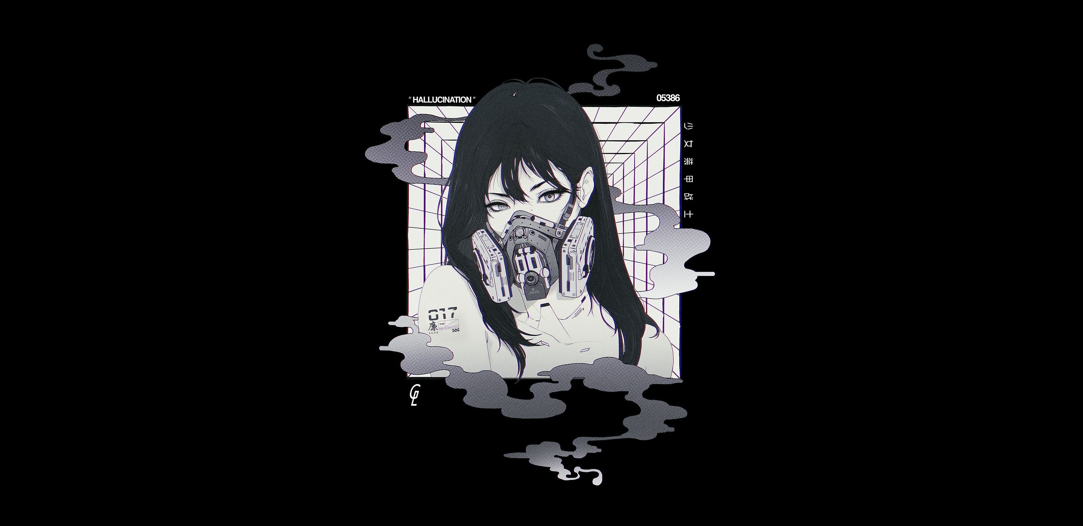 3500x1700 Free BW, Asian 3K wallpaper for desktop and phone