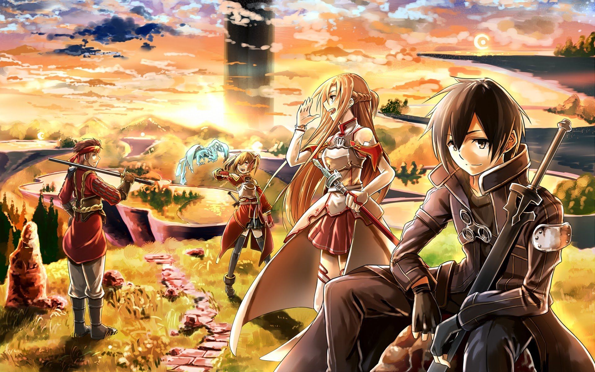 1920x1200 HD Wallpaper: Sword Art Online Adventuresx1200