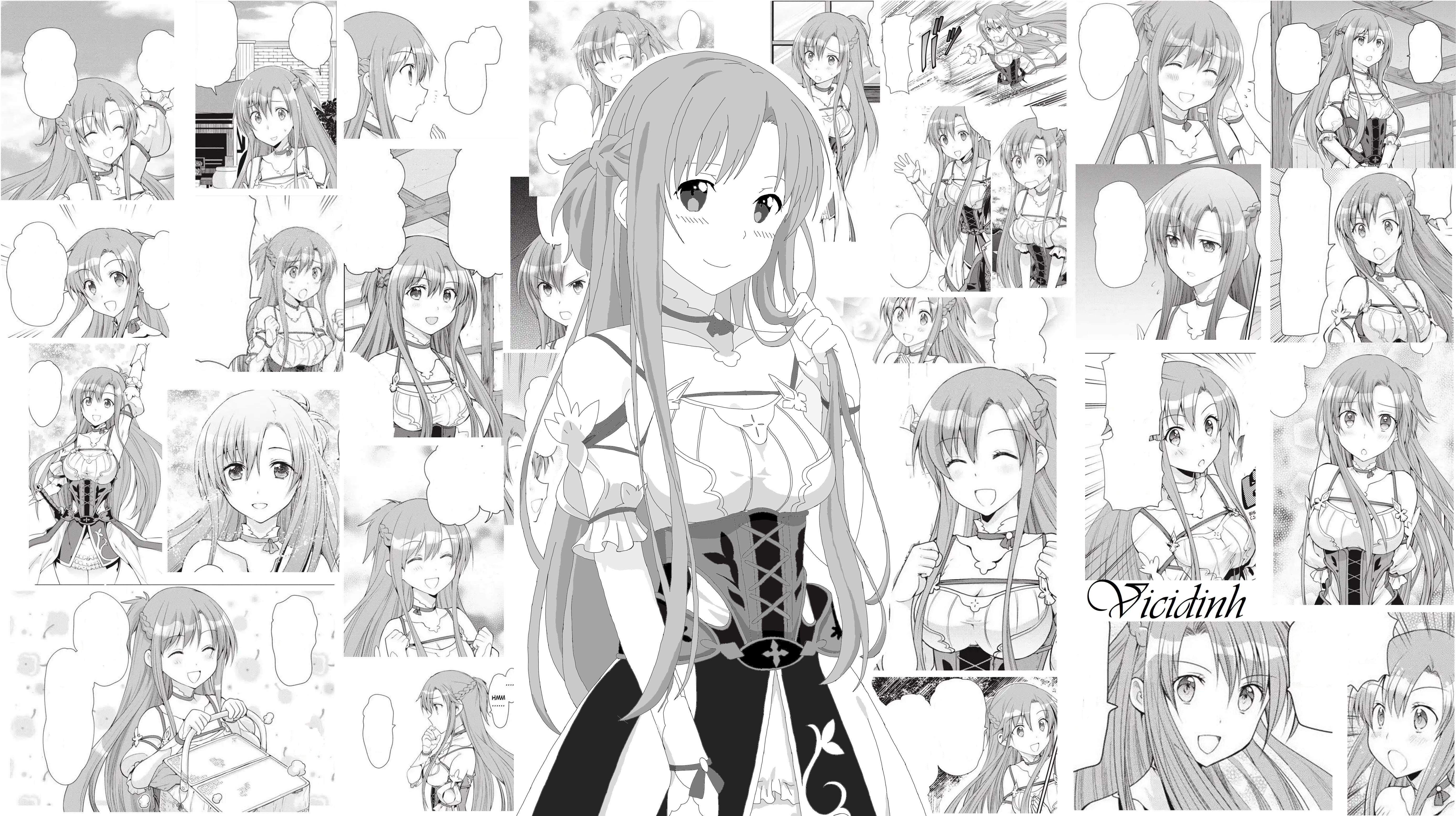 5551x3112 Asuna mangawallpaper (designed by me)