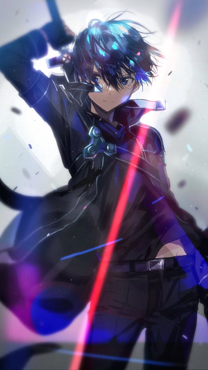 700x1244 Kirito The Black Swordsman
