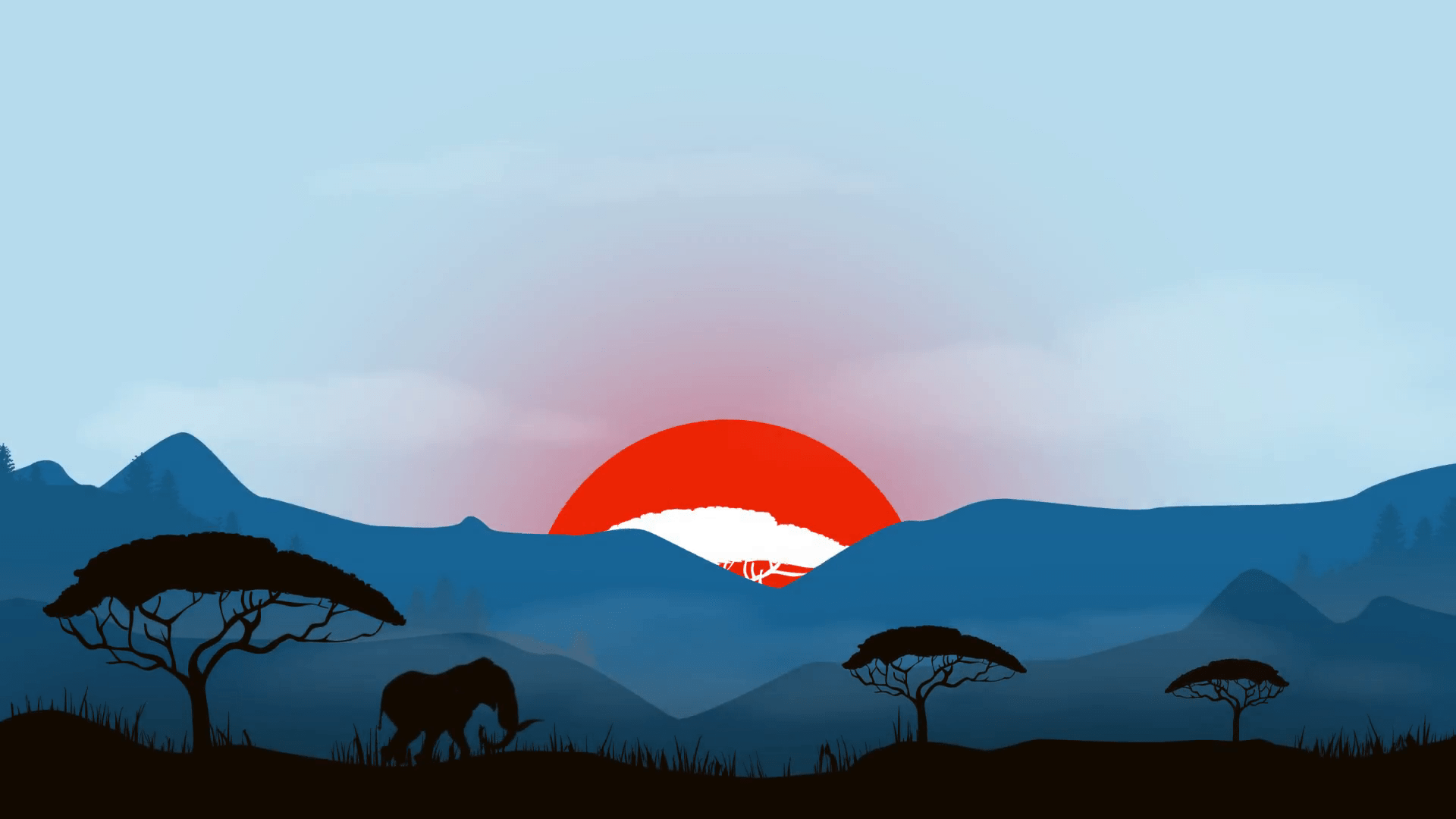 1920x1080 Safari African Logo