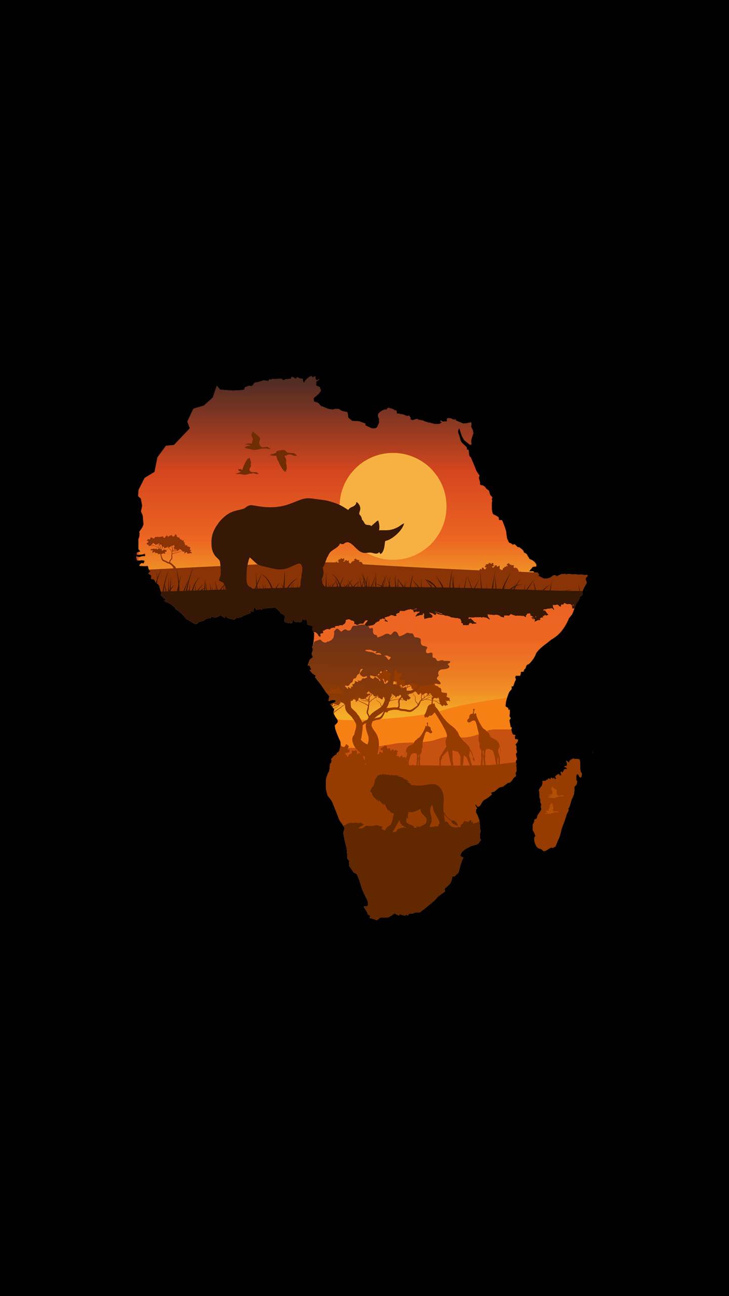 1440x2560 Africa Logo Wallpaper