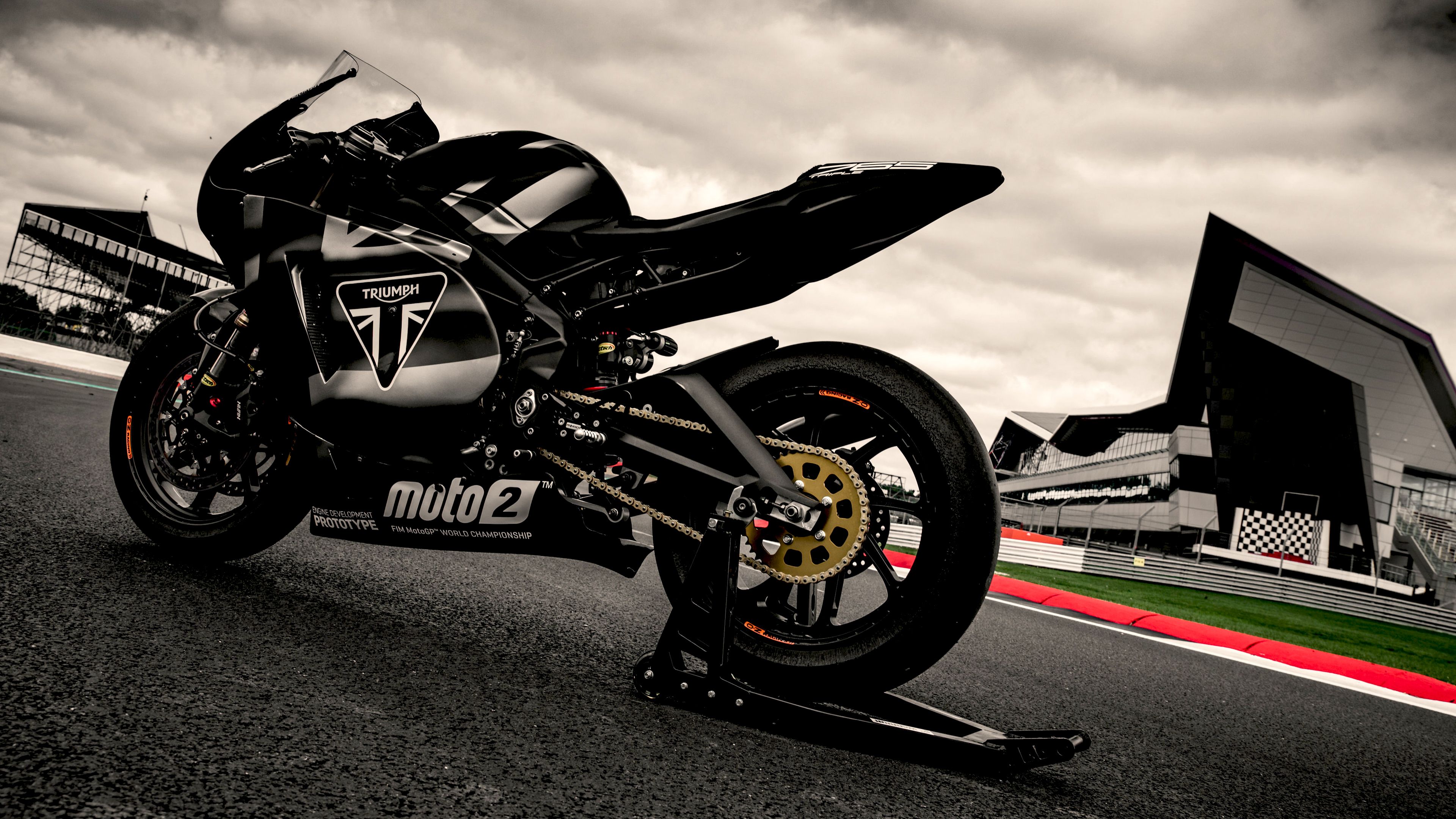3840x2160 Triumph Daytona 765 Moto2 Prototype 4K Wallpaper