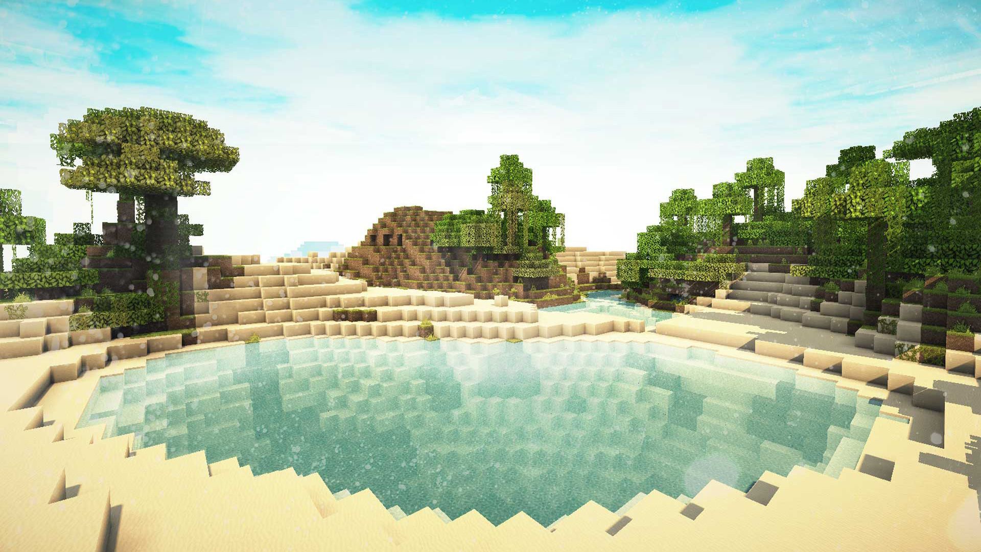 1920x1080 Minecraft Summer Wallpaper
