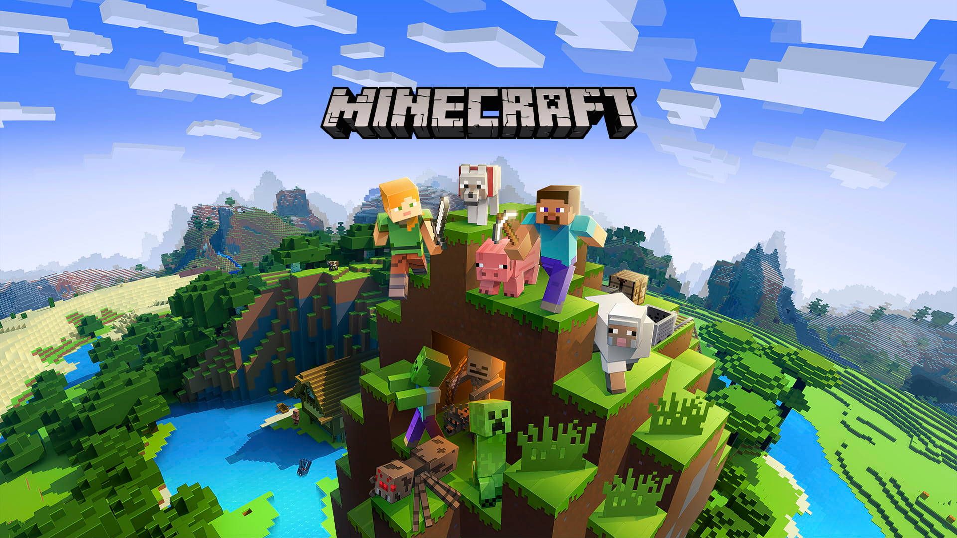 1920x1080 Minecraft Landscape Picture