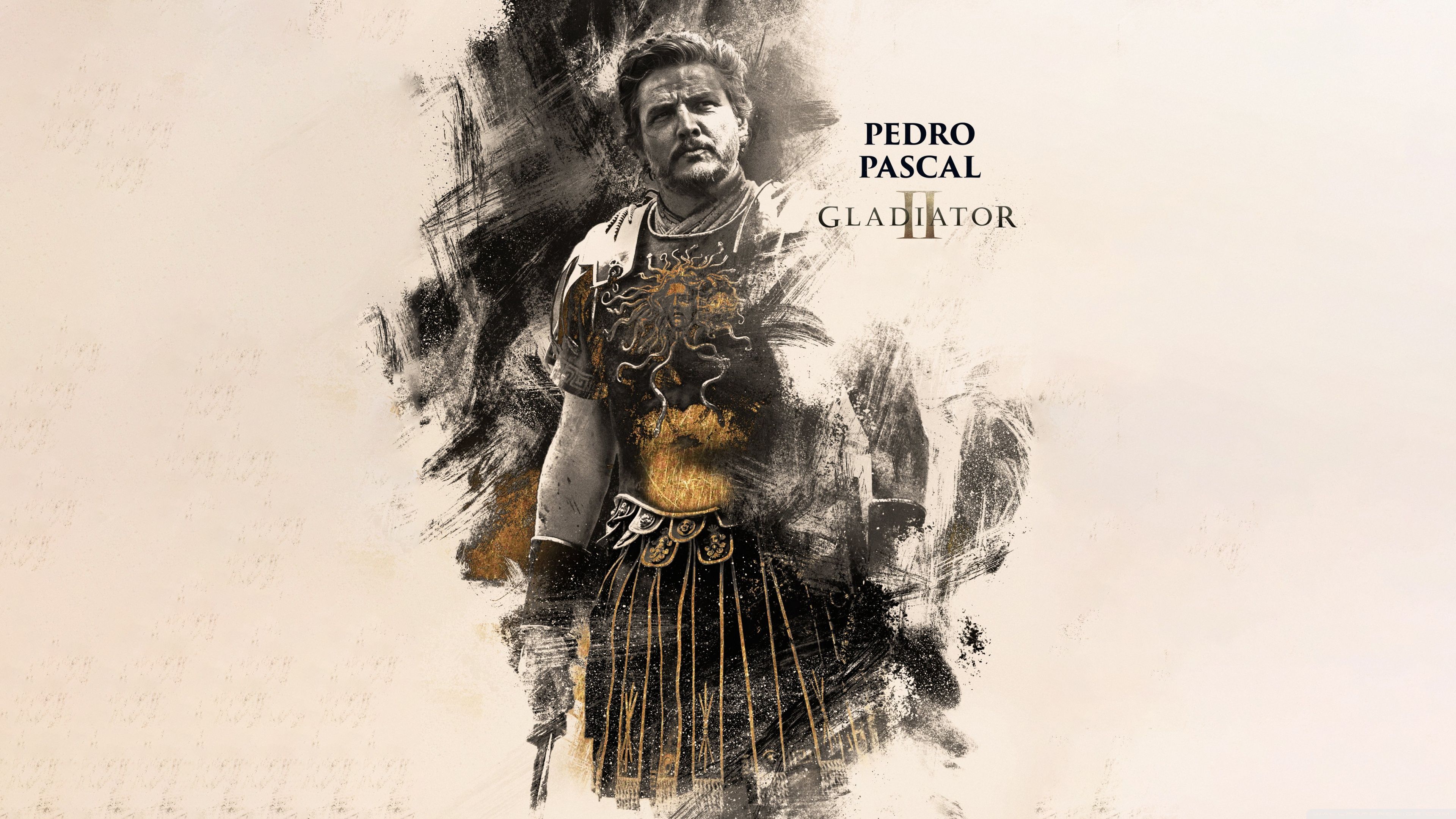 3840x2160 Gladiator II Movie Paul Mescal, Pedro Pascal as General Acacius 4K UHD Wallpaper for UltraHD Desktop and TV : Widescreen and UltraWide Display : Dual Monitor : Smartphone and Tablet Devices