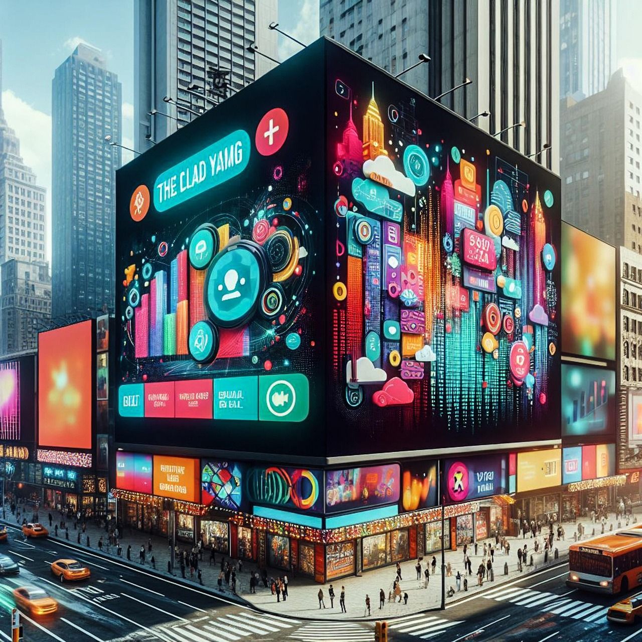 1280x1280 Free Digital Advertising Billboard & Billboard Image