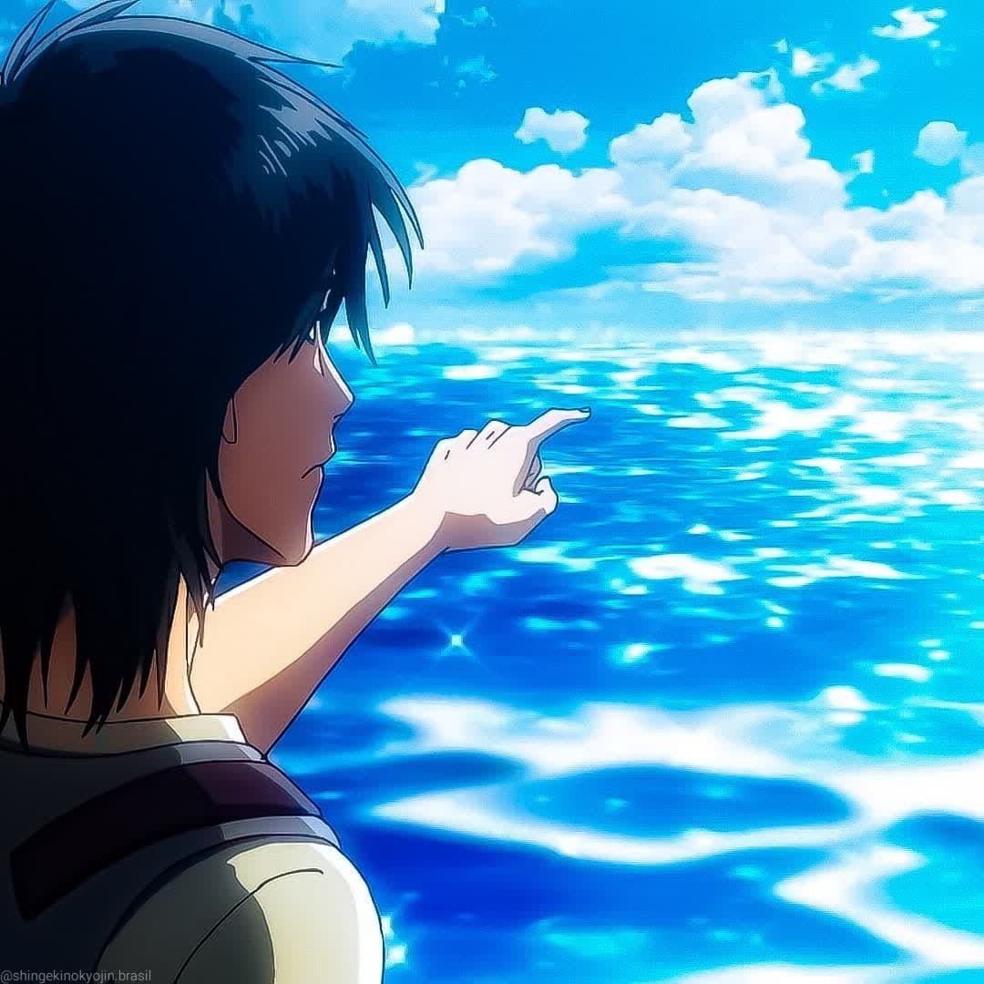 1080x1080 Eren Pointing at the Ocean