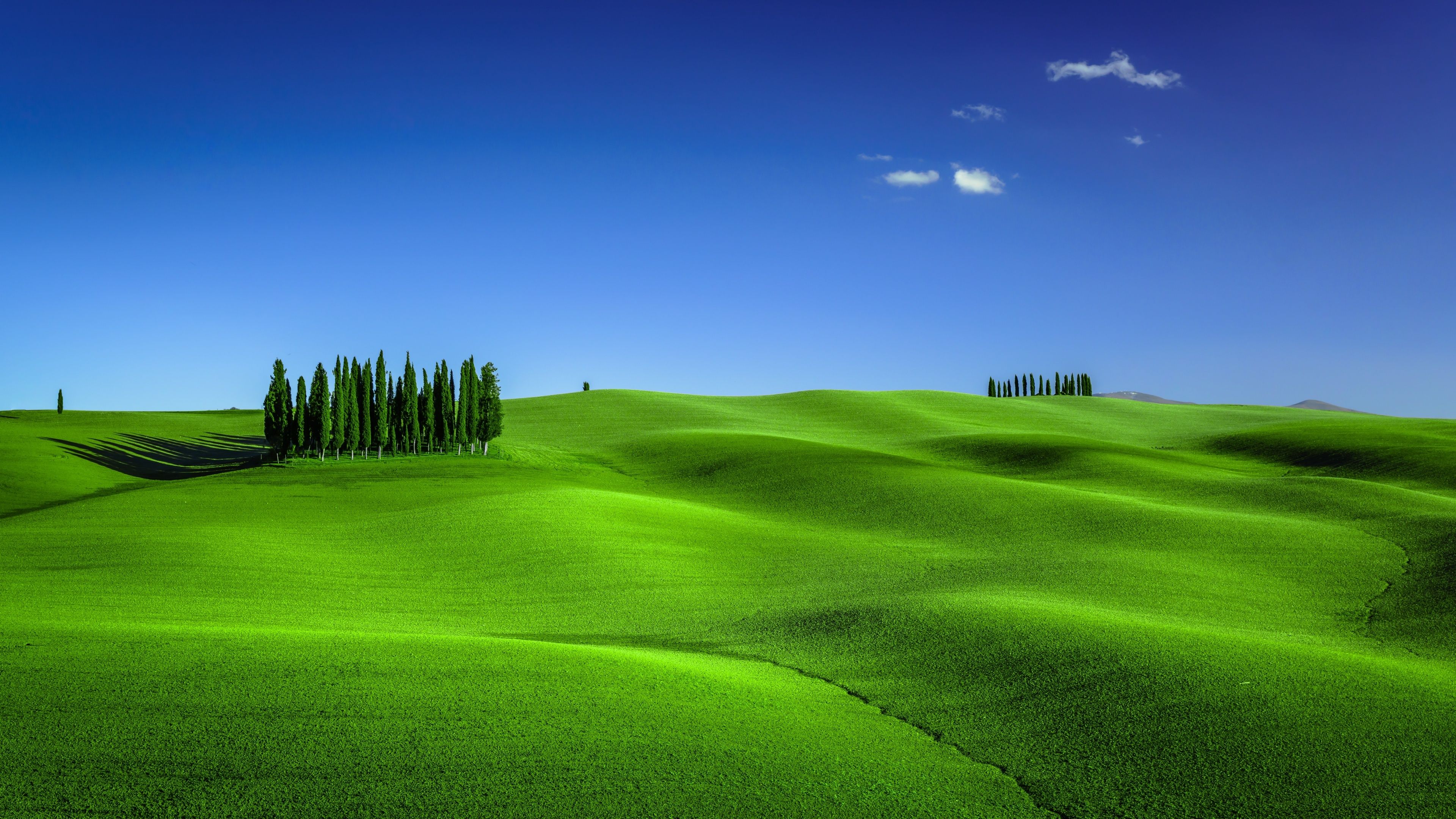 3840x2160 Grass and Sky Wallpaper