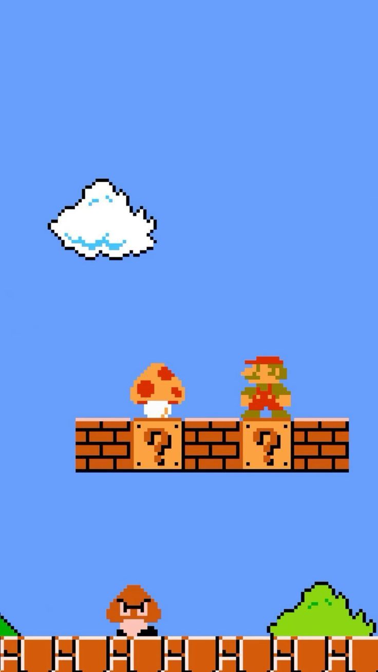 736x1308 Super Mario Bros. NES iPhone Wallpaper