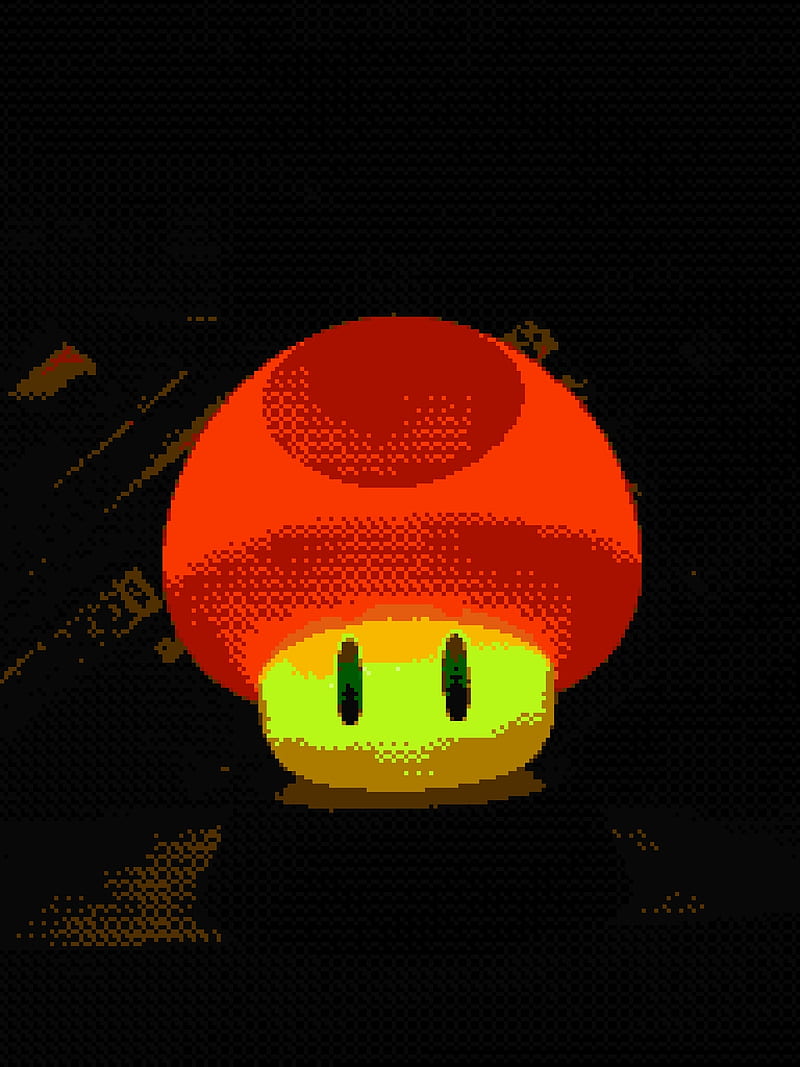 800x1067 HD pixel mushroom wallpaper