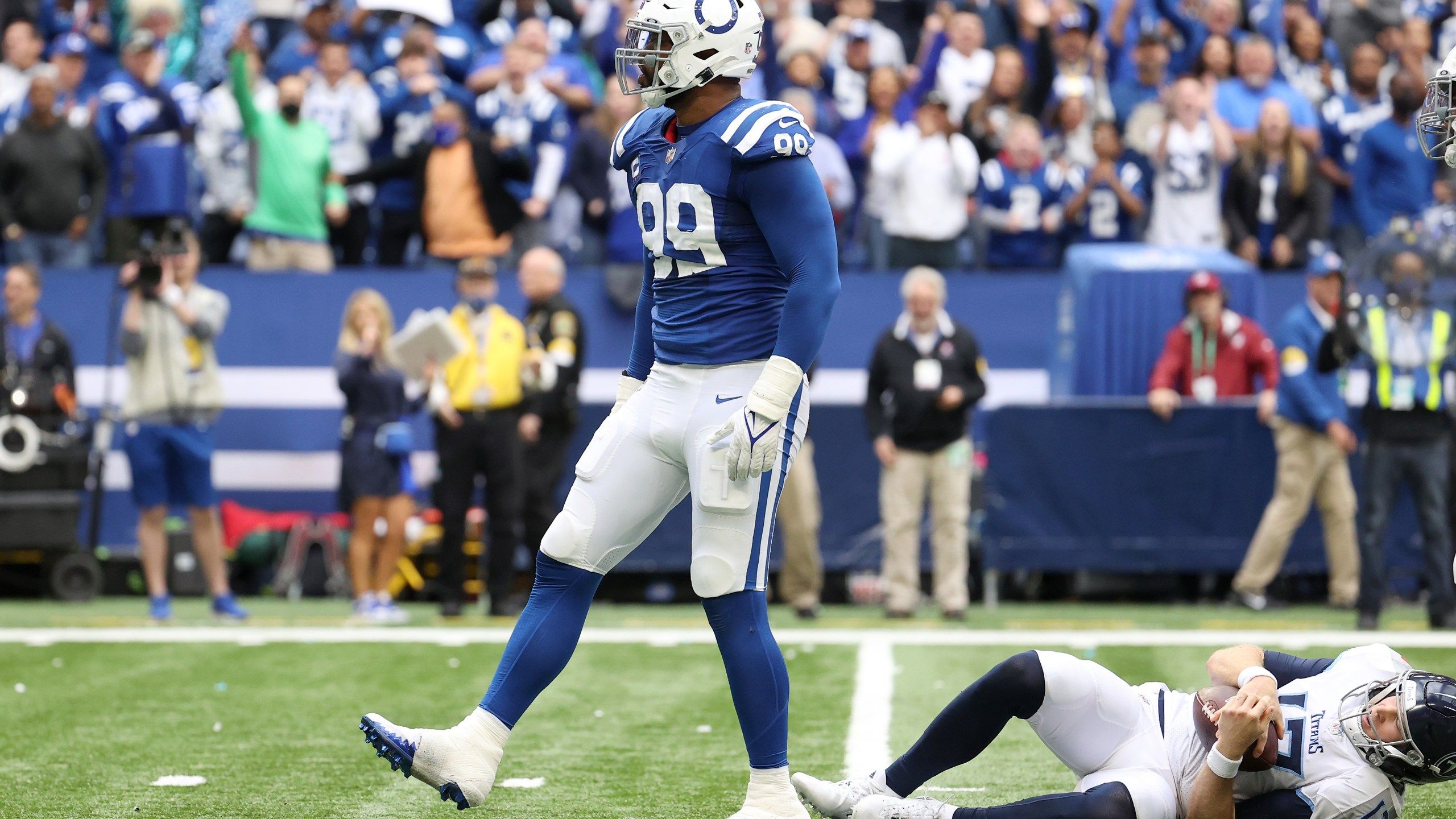 2560x1440 Indianapolis Colts postgame notebook: 'Nuts play' resulted in DeForest Buckner TD