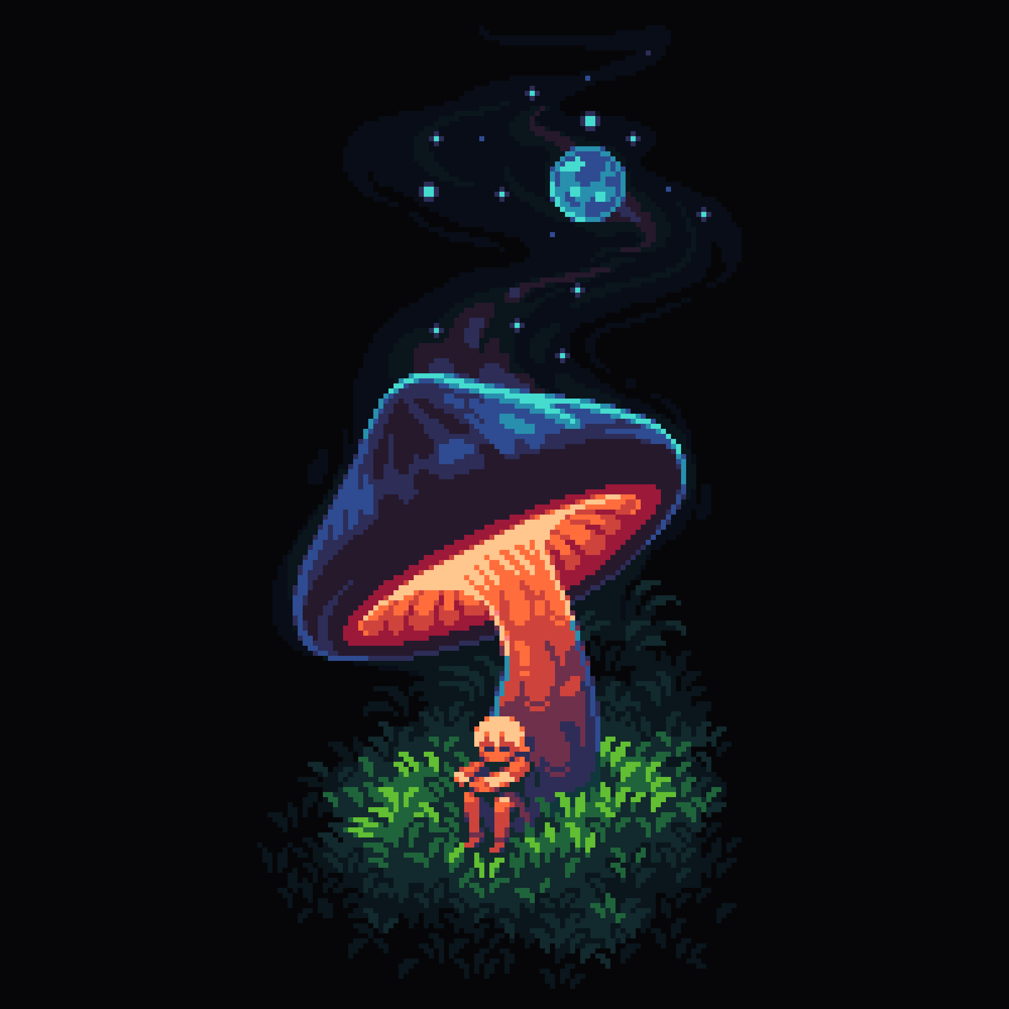 2000x2000 ✨Free✨ Mushroom Light Phone Wallpaper (small Commissions Only For Now!)'s Ko Fi Shop