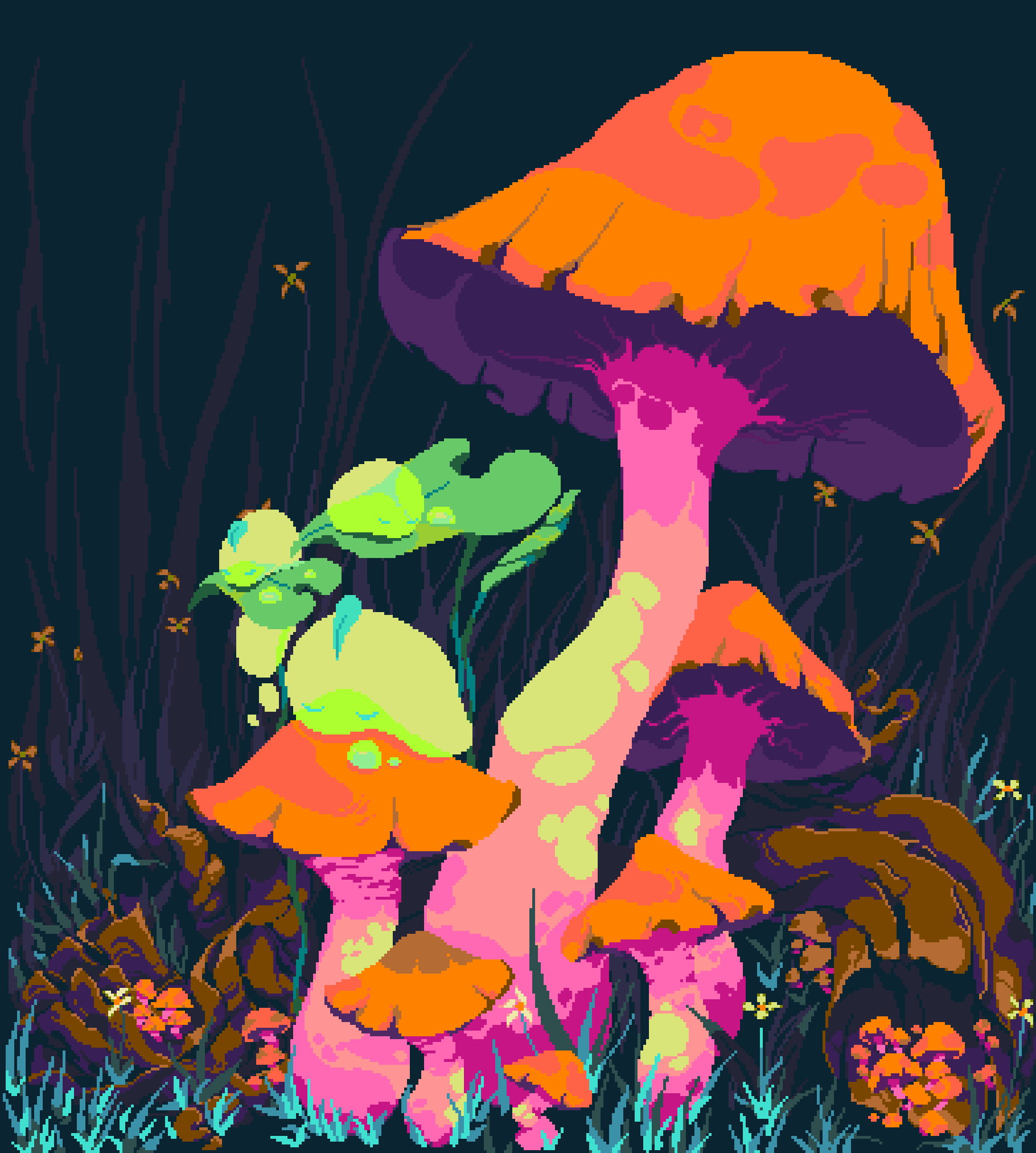 1820x2025 dewdrop (Pixel Day 2022) by clarigaricus on Newgrounds