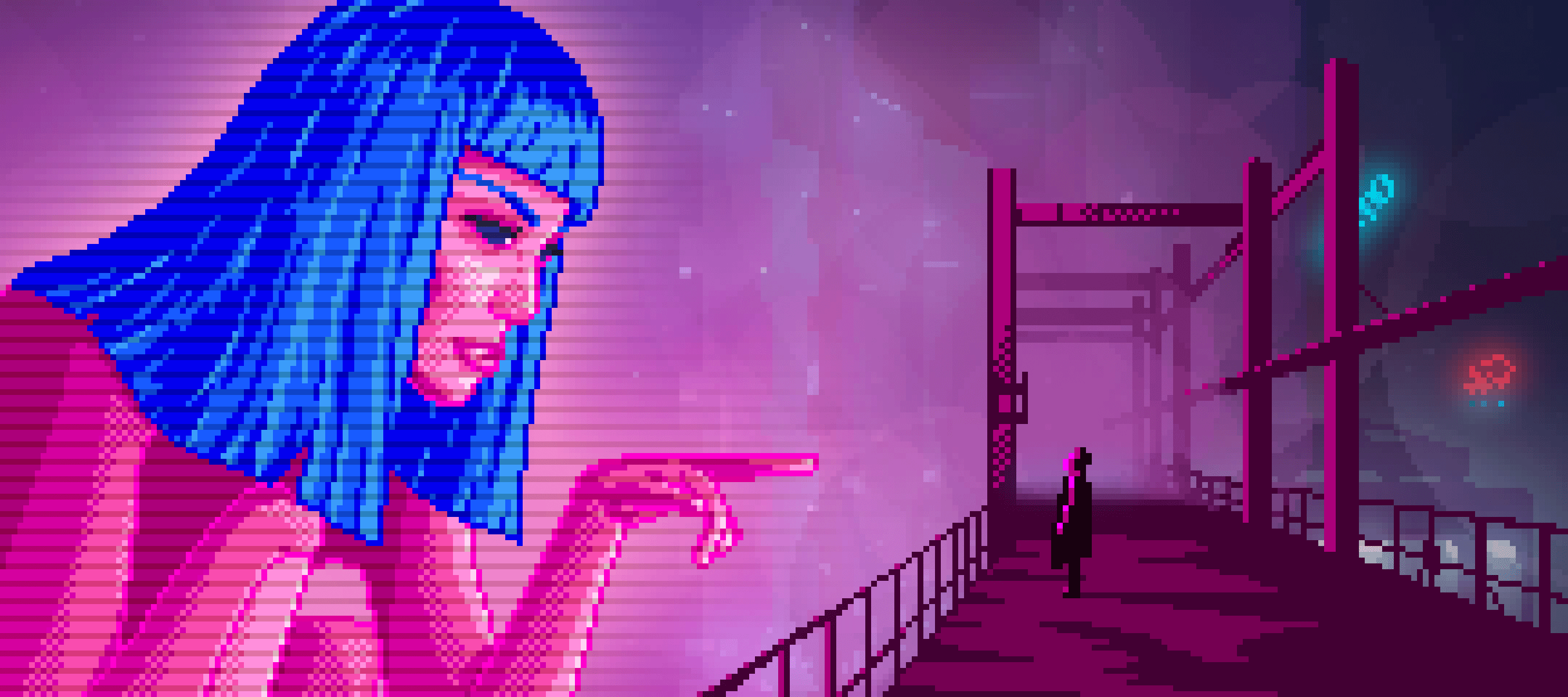 2700x1200 Blade Runner 2049 Pixel Art (X Post R PixelArt)