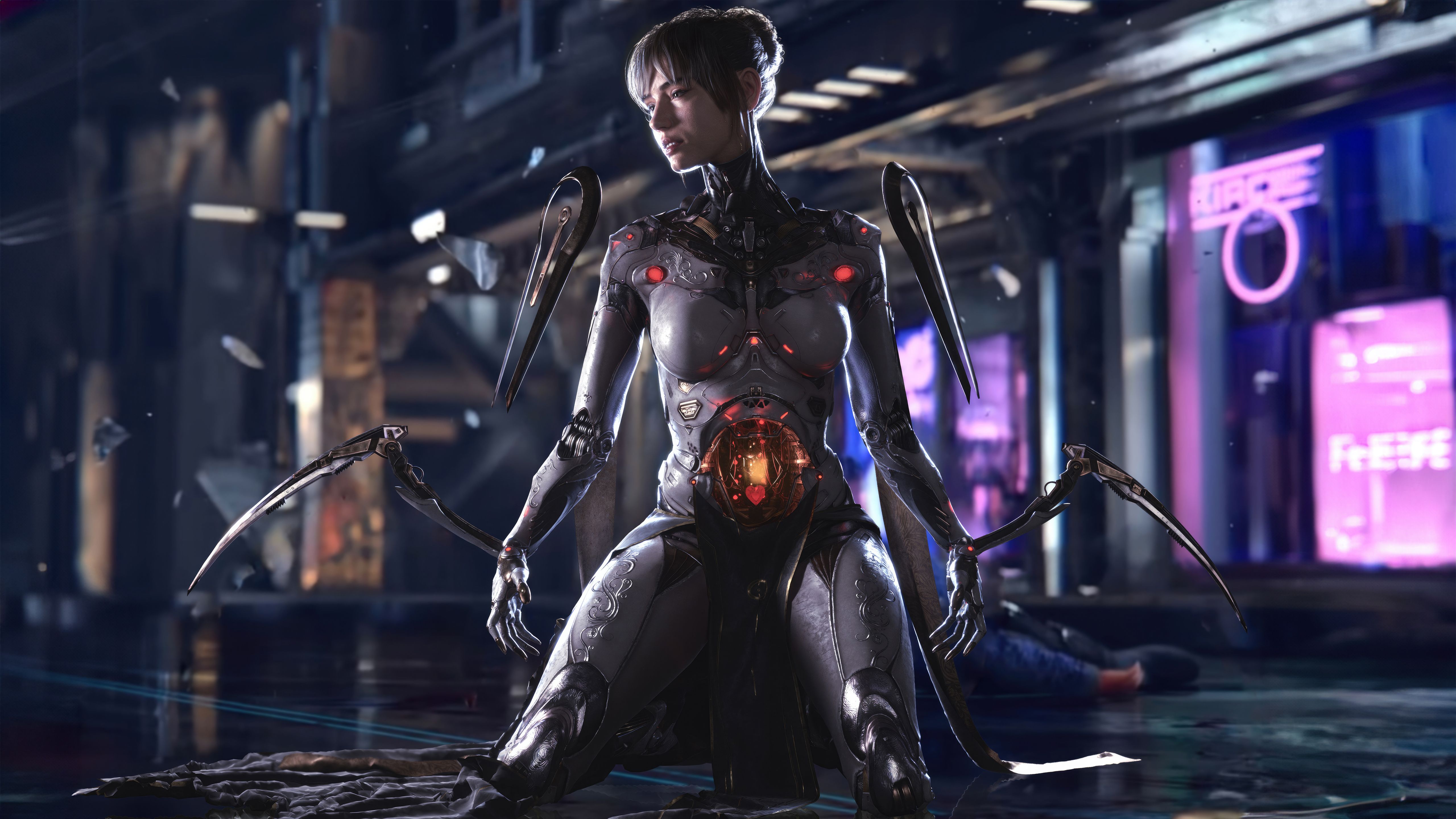 5120x2880 Cyberpunk 2077 X Alita X Blade Runner Wallpaper, HD Artist Wallpaper, 4k Wallpaper, Image, Background, Photos and Picture