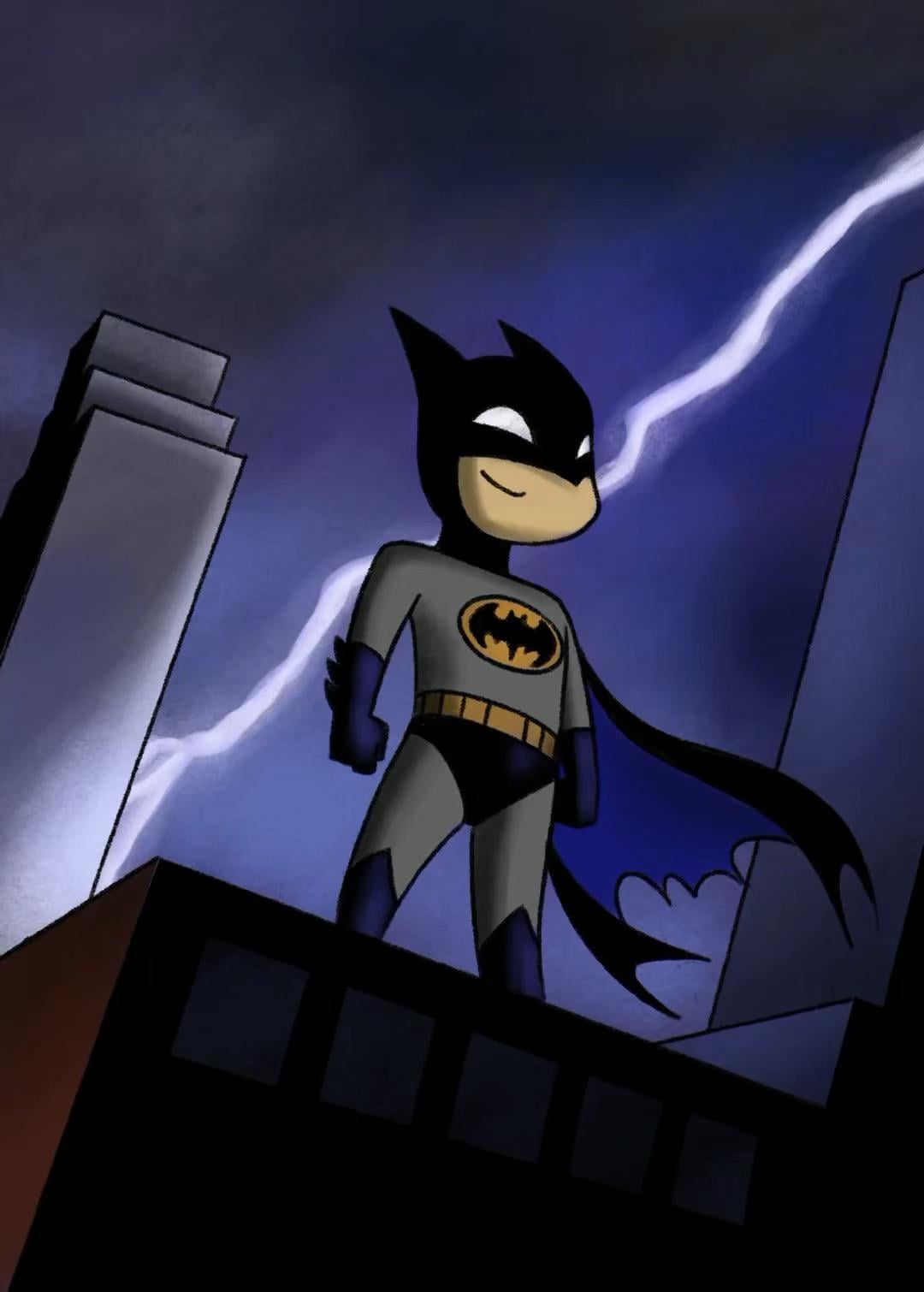 1080x1510 Batman birthday invite for my 4 year old