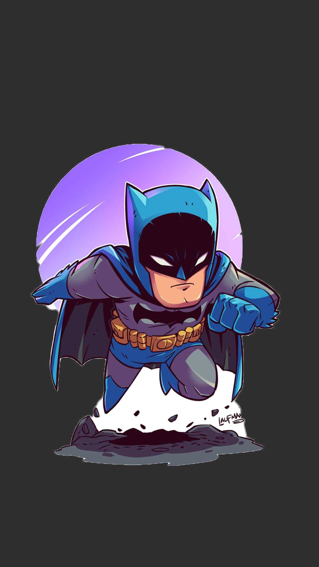 1080x1920 Download Mini Batman Animated Art Mobile Wallpaper