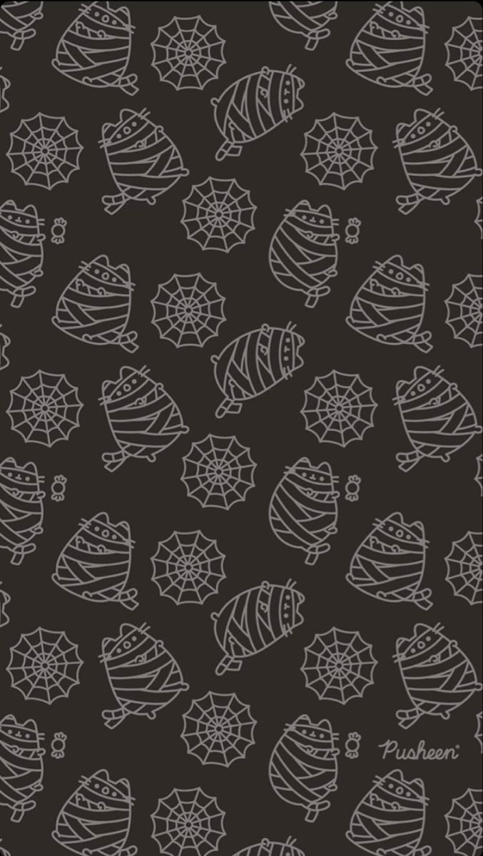 677x1200 Pusheen iPhone wallpaper Halloween