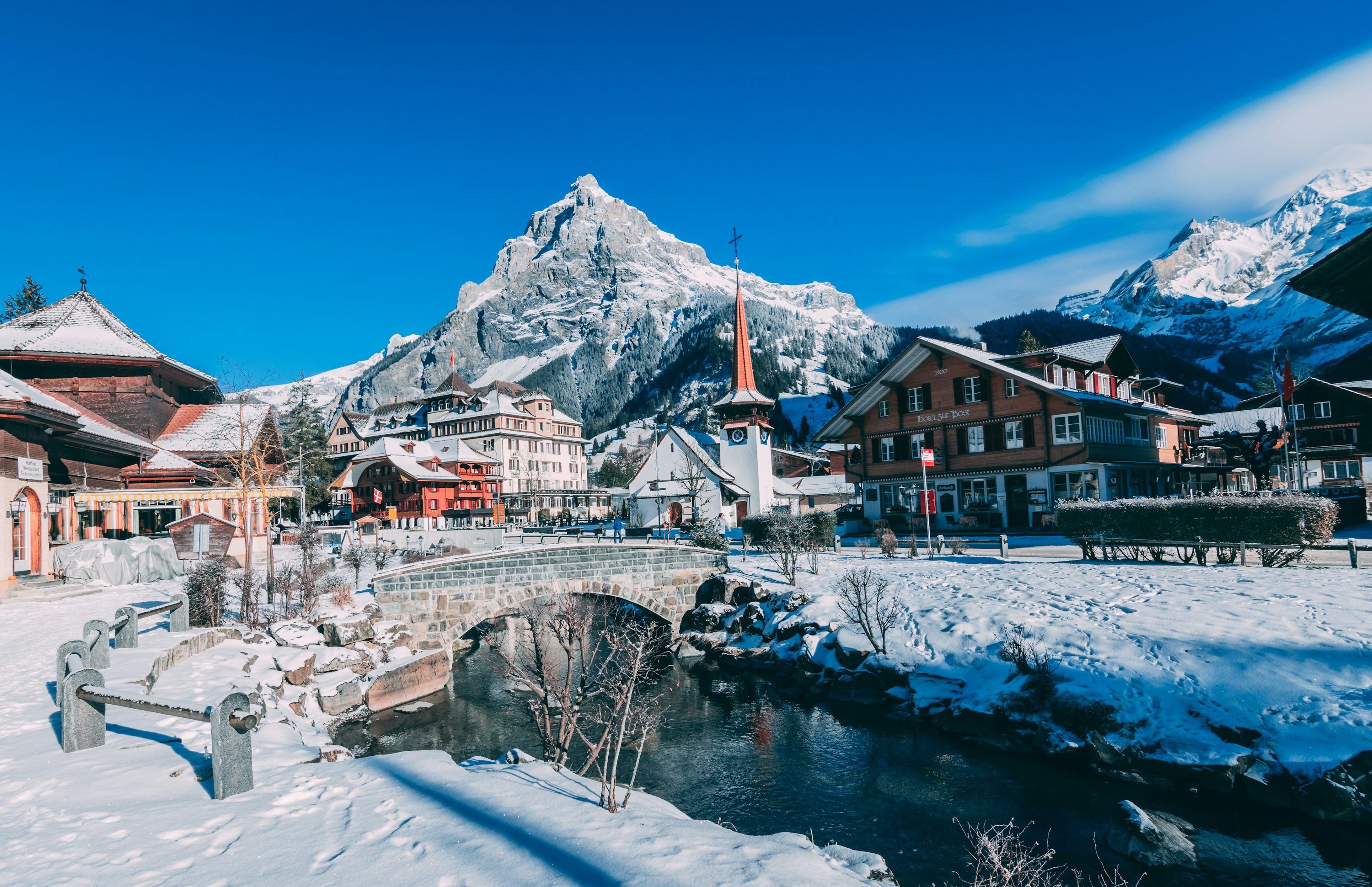3000x1940 Switzerland Winter Picture. Download Free Image