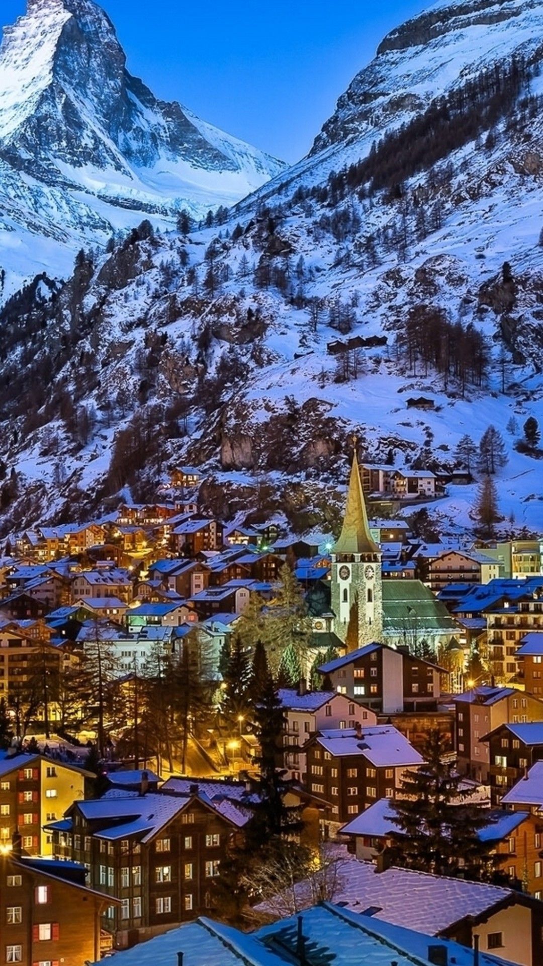 1080x1920 Switzerland Winter iPhone Wallpaper