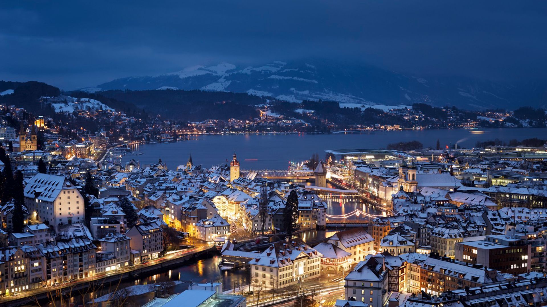 1920x1080 Winter city breaks in Switzerland