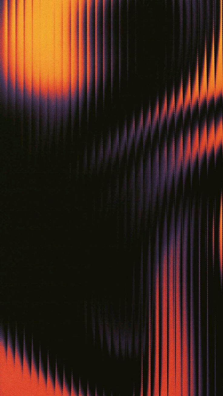736x1308 Midnight Orange Glass Gradient Wallpaper