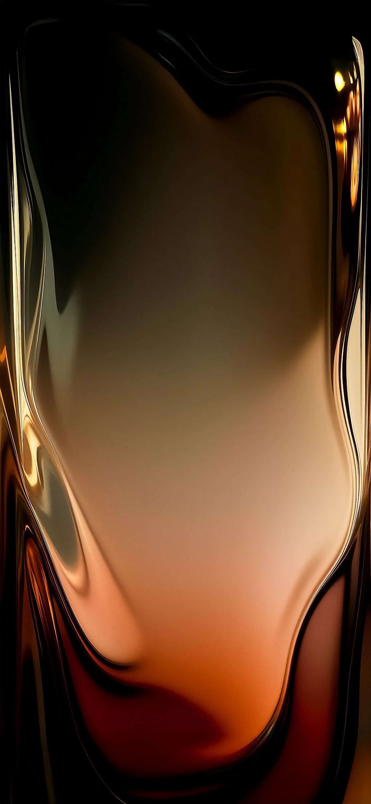 1420x3073 Cosmic Orange Liquid Glass
