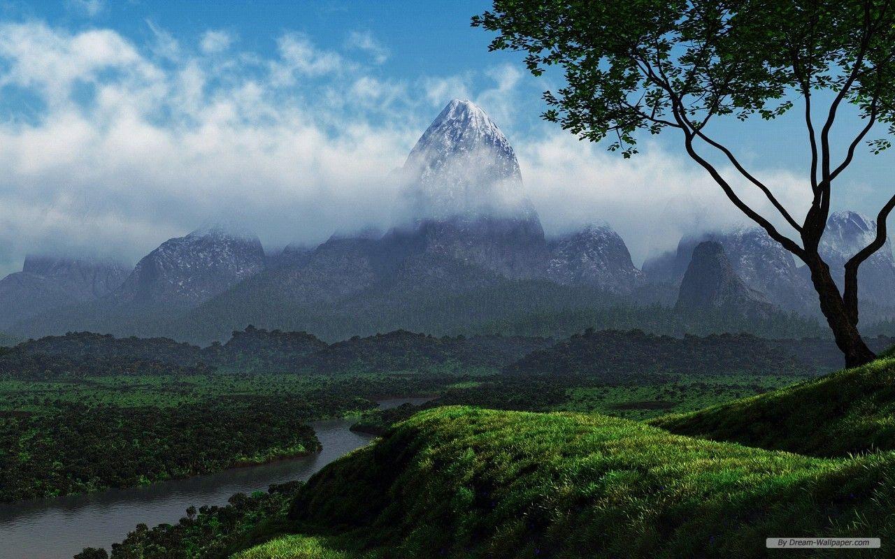 1280x800 3D nature