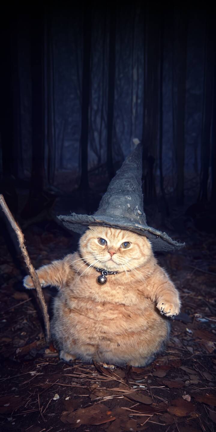 720x1440 Whimsical Wizard Cat Wallpaper 1080x2340 Wallpaper For Samsung Galaxy S24 S23 S Samsung Galaxy A72 A OnePlus 8 8T 9 9R 10 10R OnePlus Nord 2 Xiaomi Mi 10 11 12 13