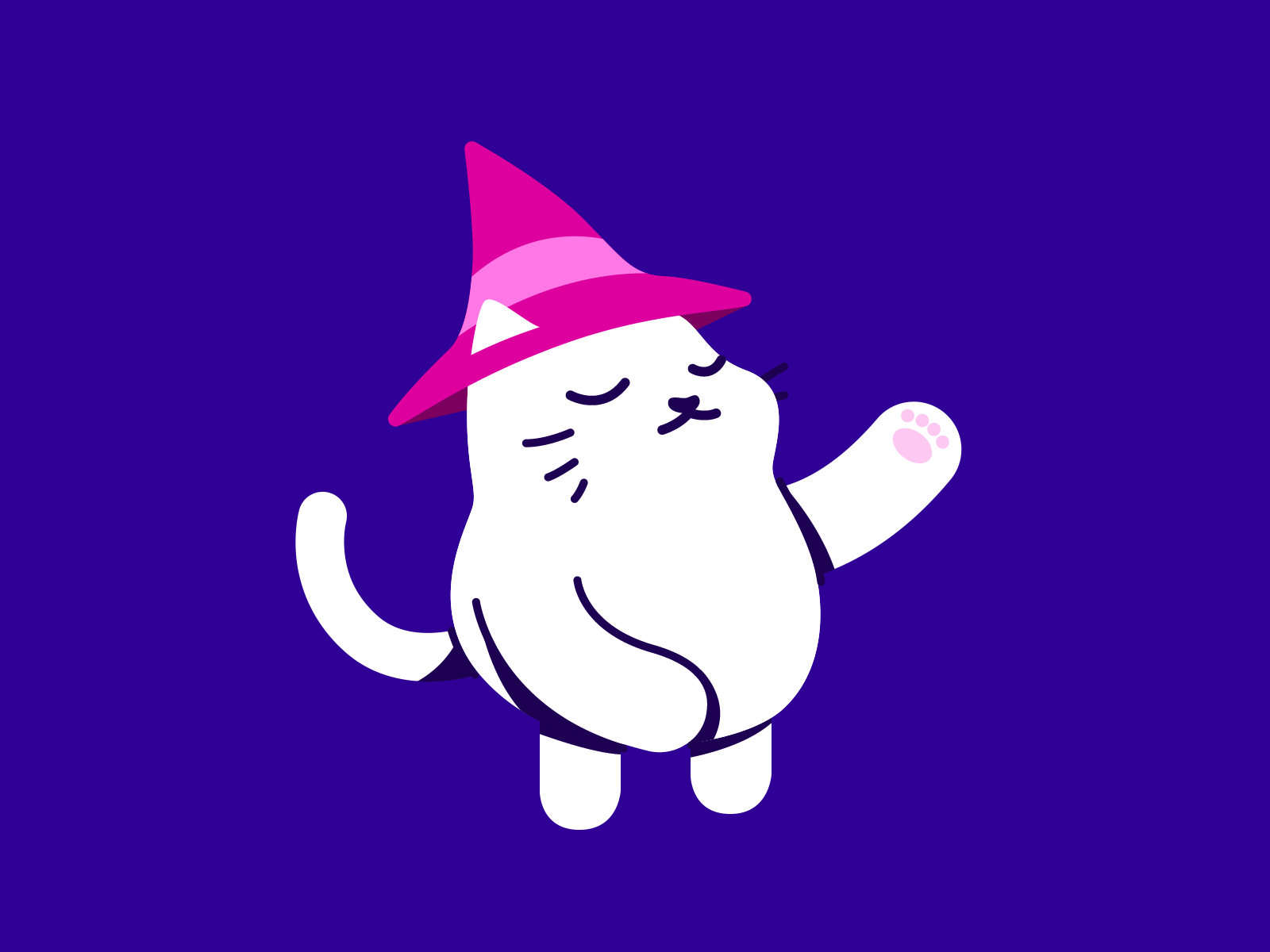 1600x1200 Cat Mage by Angelo Cuyegkeng on Dribbble