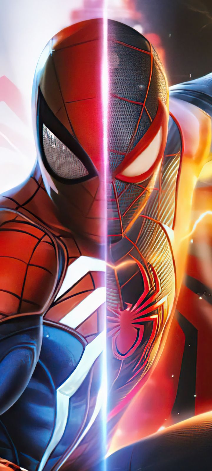 720x1600 Phone wallpaper: Miles Morales, Video Game, Marvel's Spider Man: Miles Morales, Peter Parker, Spider Man 1416181