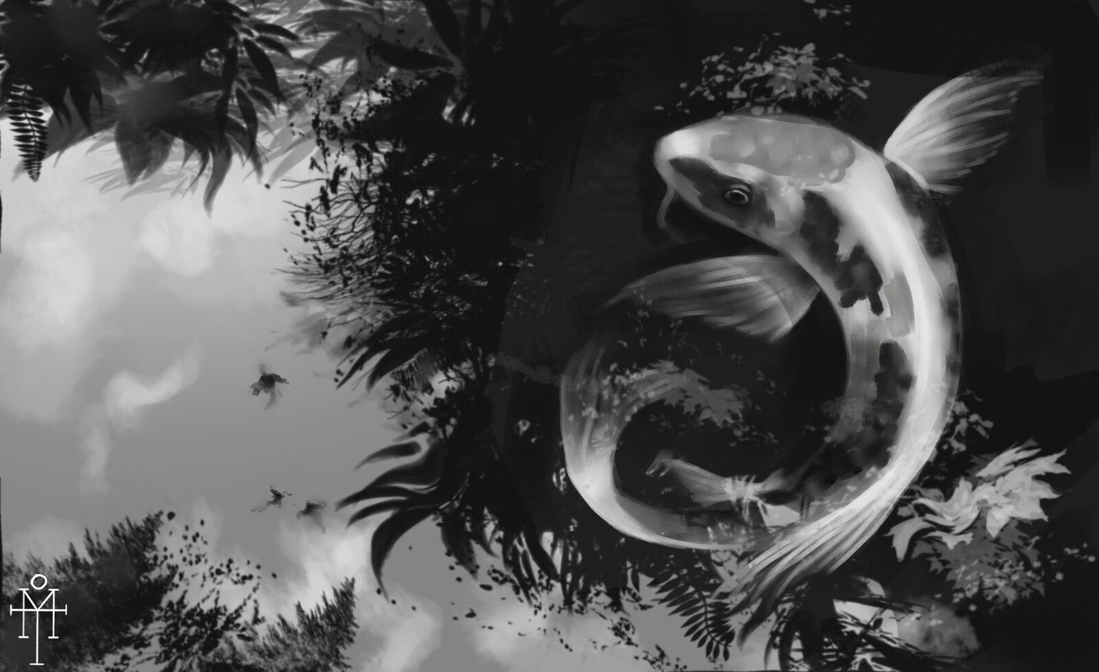 1600x978 Maria Mojave Koi in a Pond