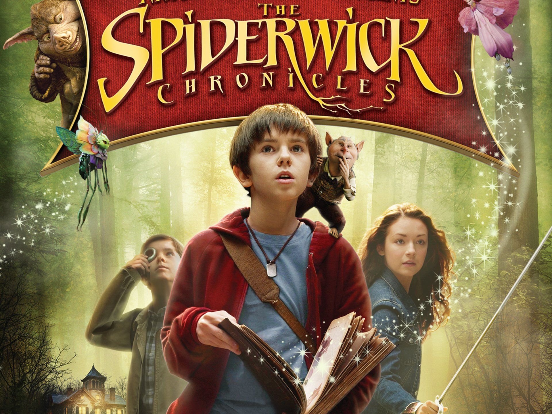 1920x1440 Download Andrew Mccarthy Richard Grace Mallory Grace Sarah Bolger Freddie Highmore Jared Grace Movie The Spiderwick Chronicles HD Wallpaperx1440
