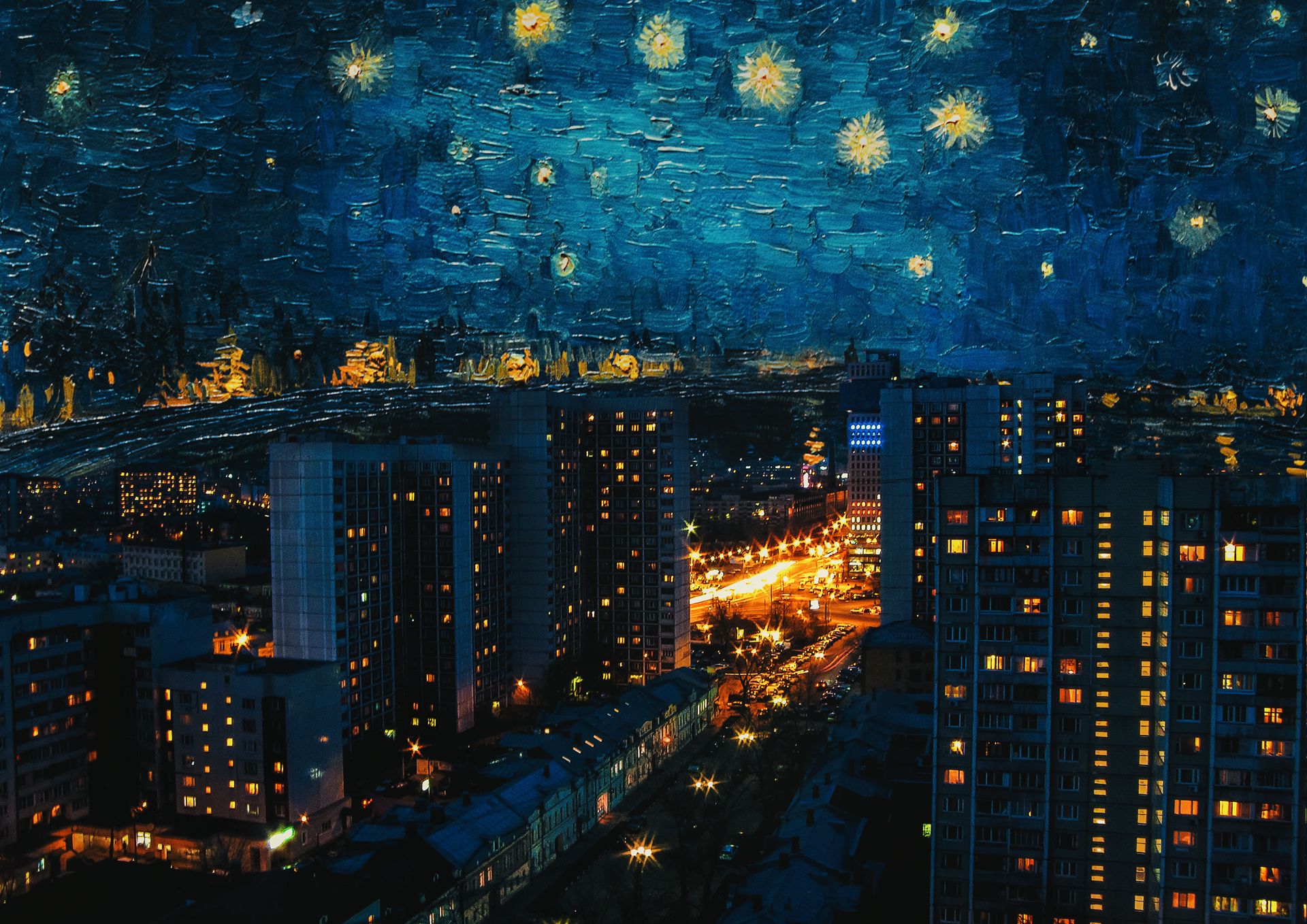 1920x1358 Starry Night Over the Rhône by Vincent Van Gogh (3). Image - Behance