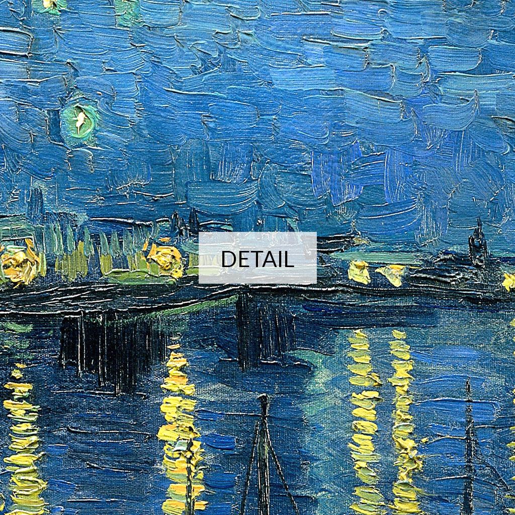1024x1024 Vincent Van Gogh Landscape Painting Night Over the Rhone