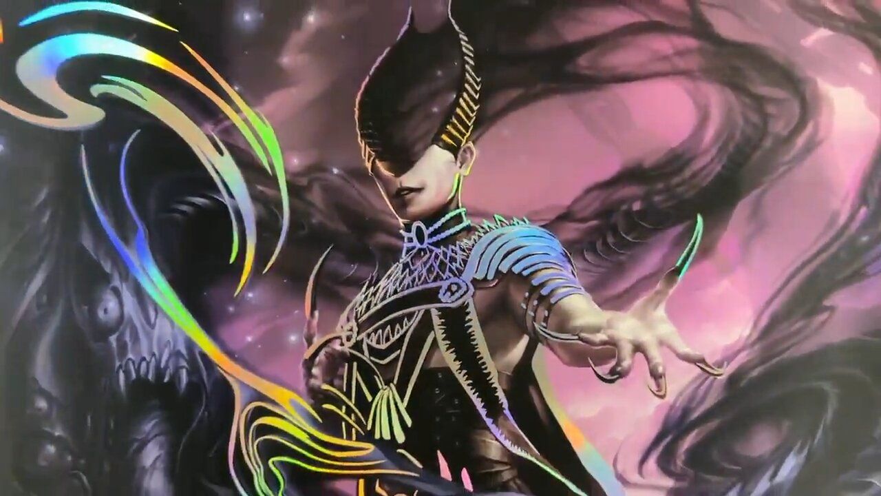 1280x720 Foil MTG Nightmare Muse Playmat: Premium Custom Playmats