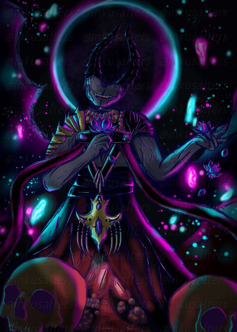 780x1092 Art Print Cyber Ashiok Unframed's Ko Fi Shop