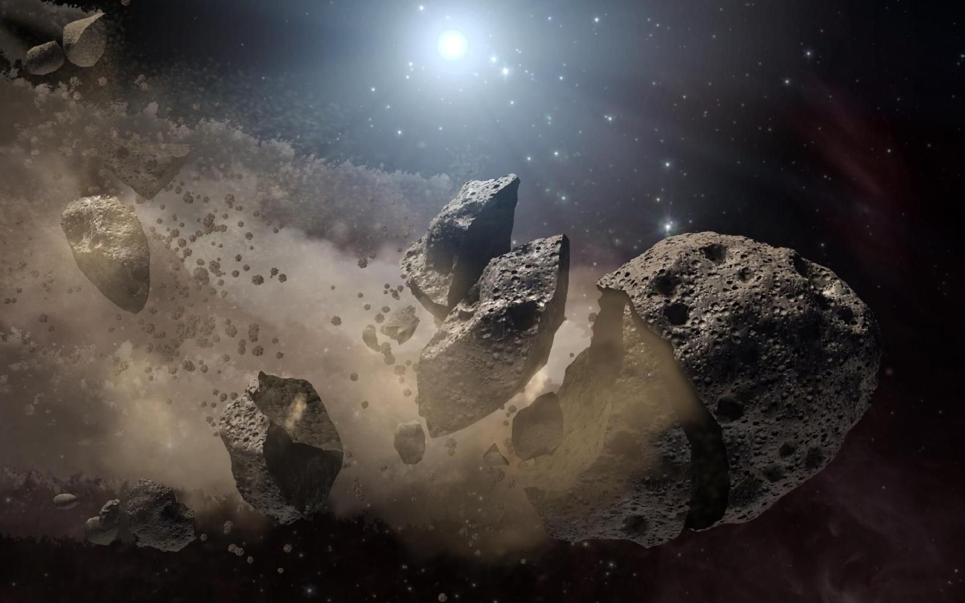 1920x1200 Searching For The Origins Of The Dinosaur Killing Asteroid Space Wallpaper