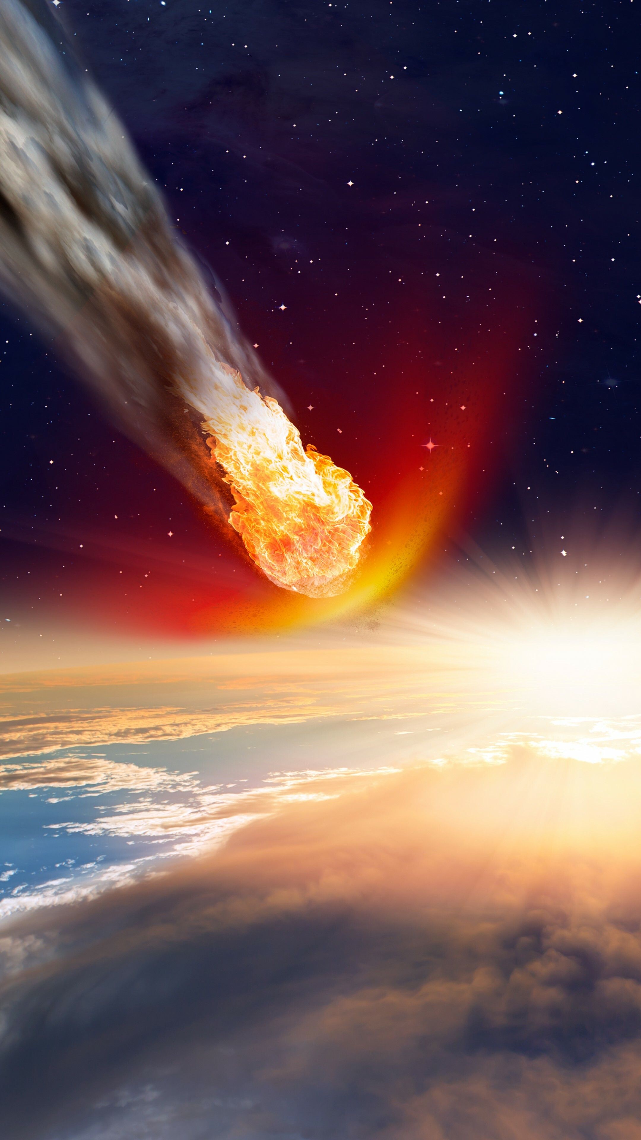 2160x3840 Meteor Wallpaper