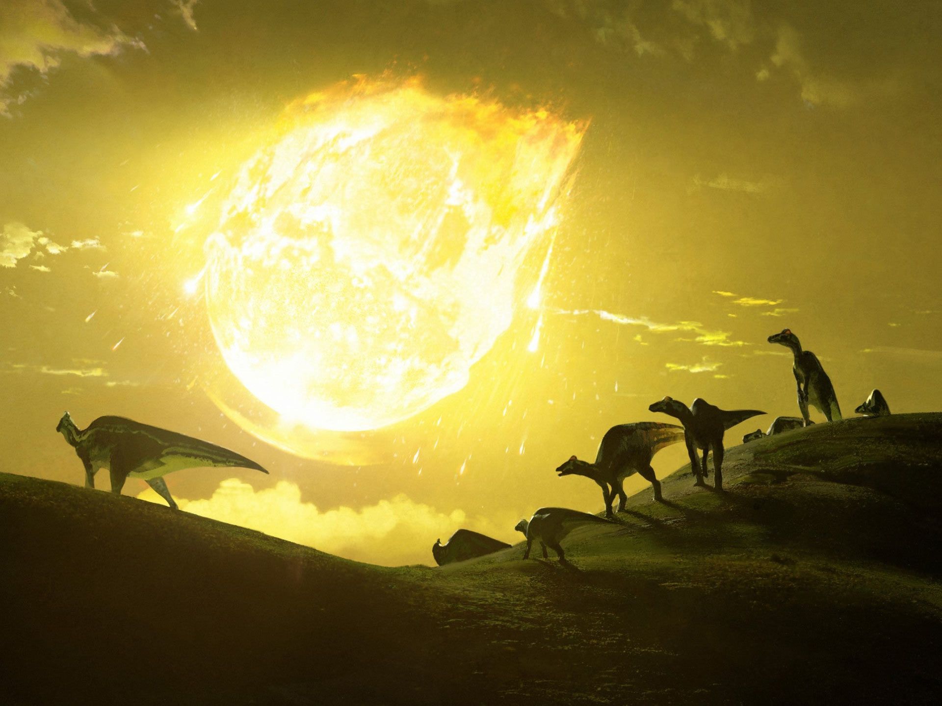 1920x1440 Dinosaur Killing Chicxulub Asteroid Hit Earth At Angle Of 60 Degrees