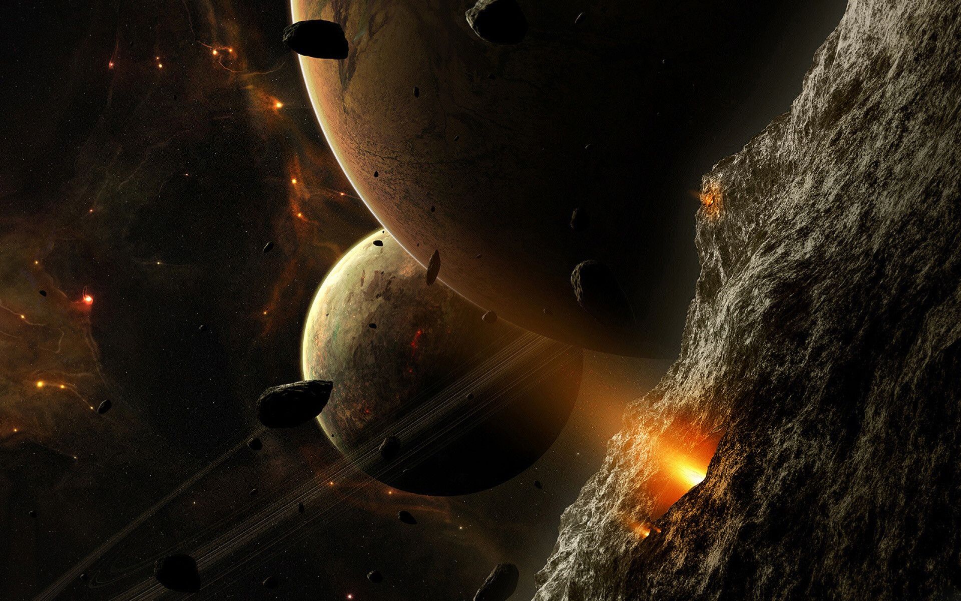 1920x1200 Meteor Wallpaper