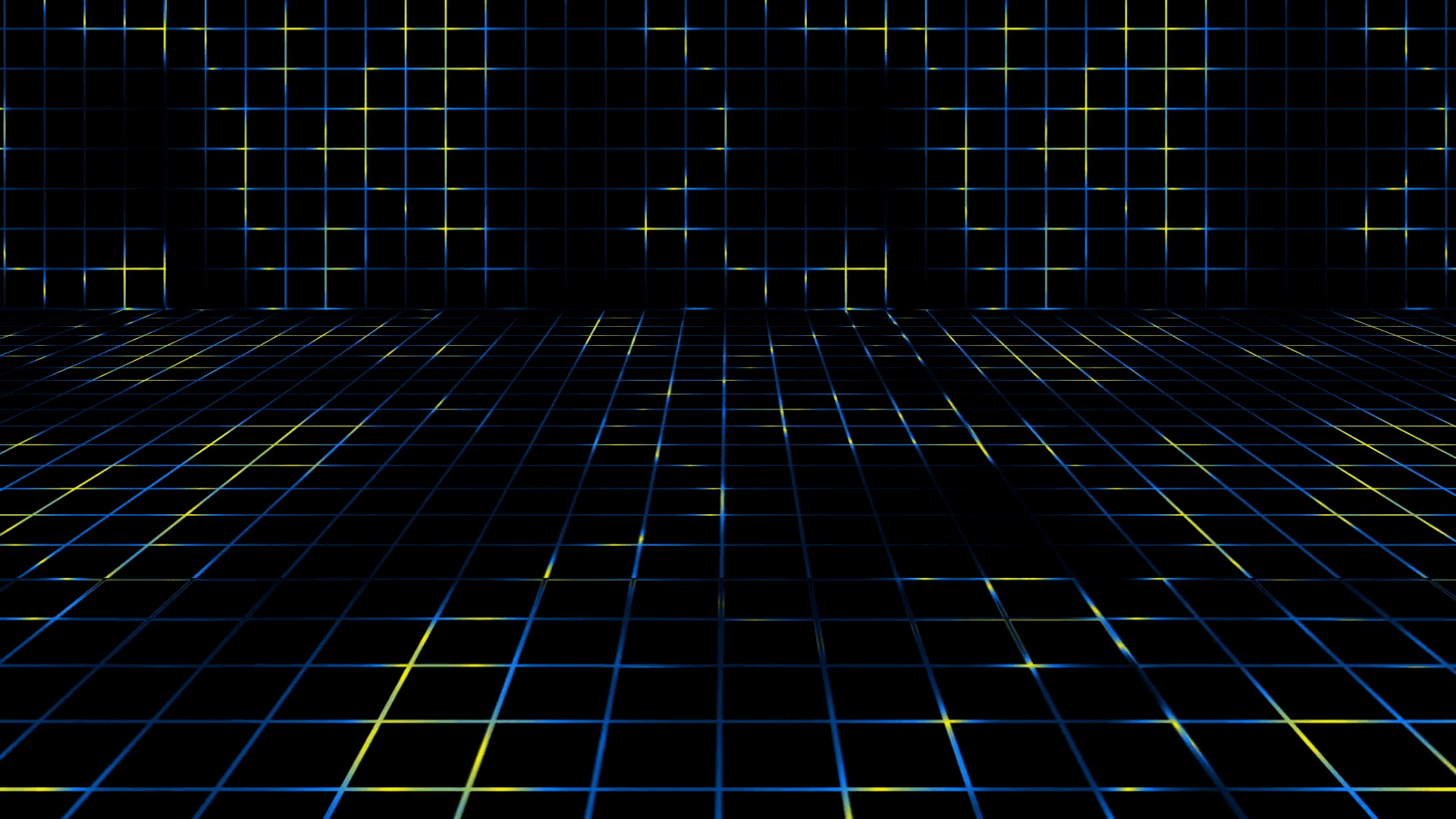 1920x1080 Retro 3D Grid Background